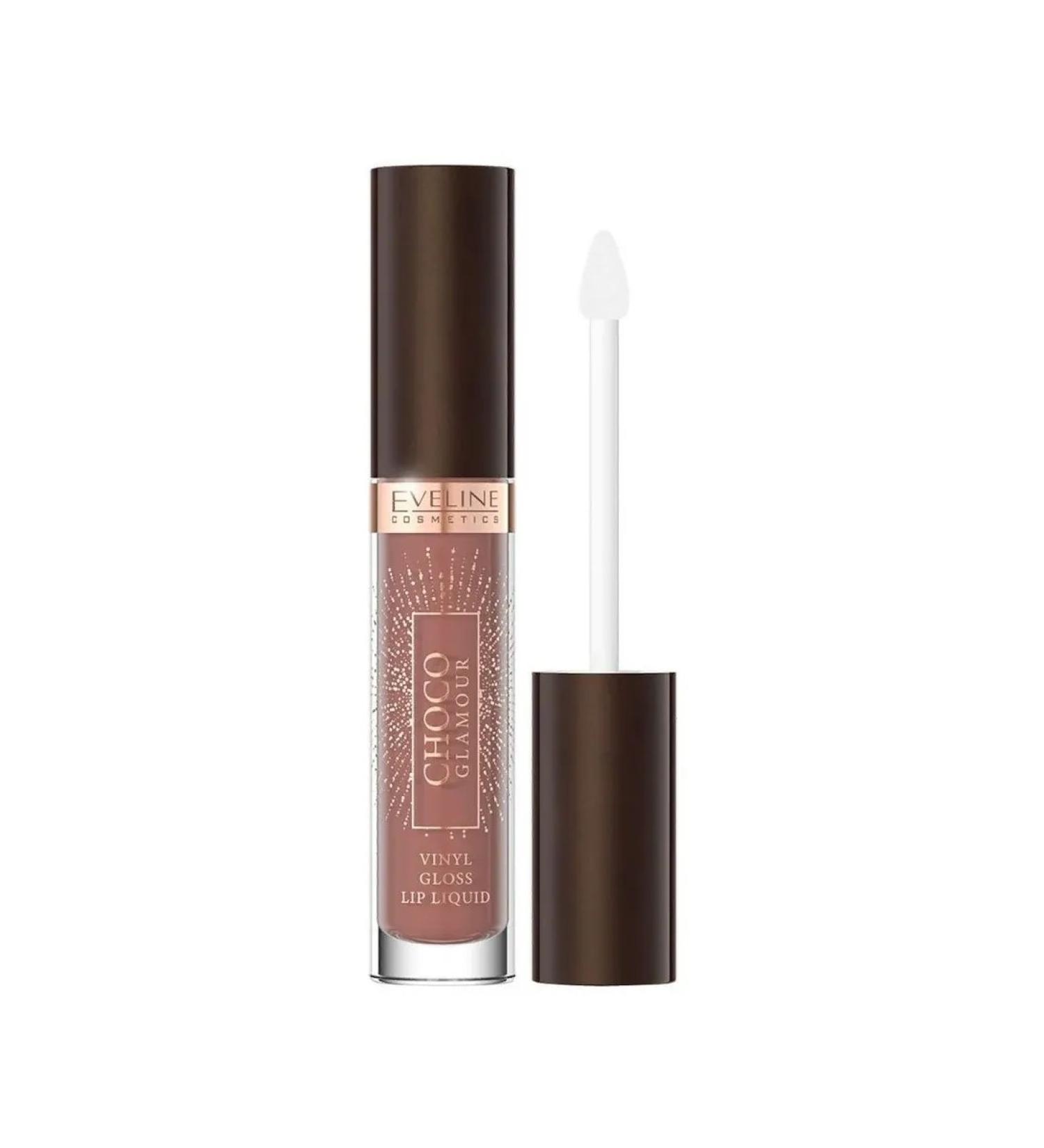 EVELINE Liquid vinyl lipstick Choco Glamour tone 01