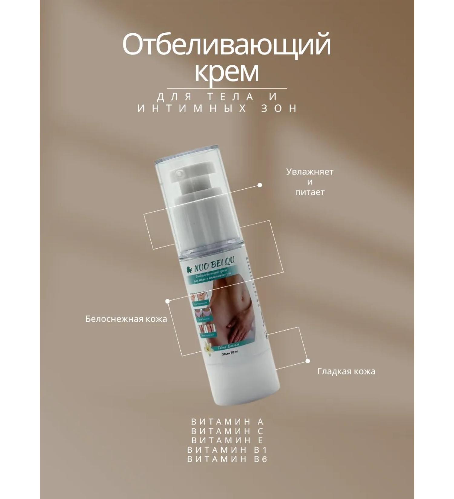 NUNAJAN Whitening cream for intimate zones and armpits from darkening - Buy Online on GoSupps.com