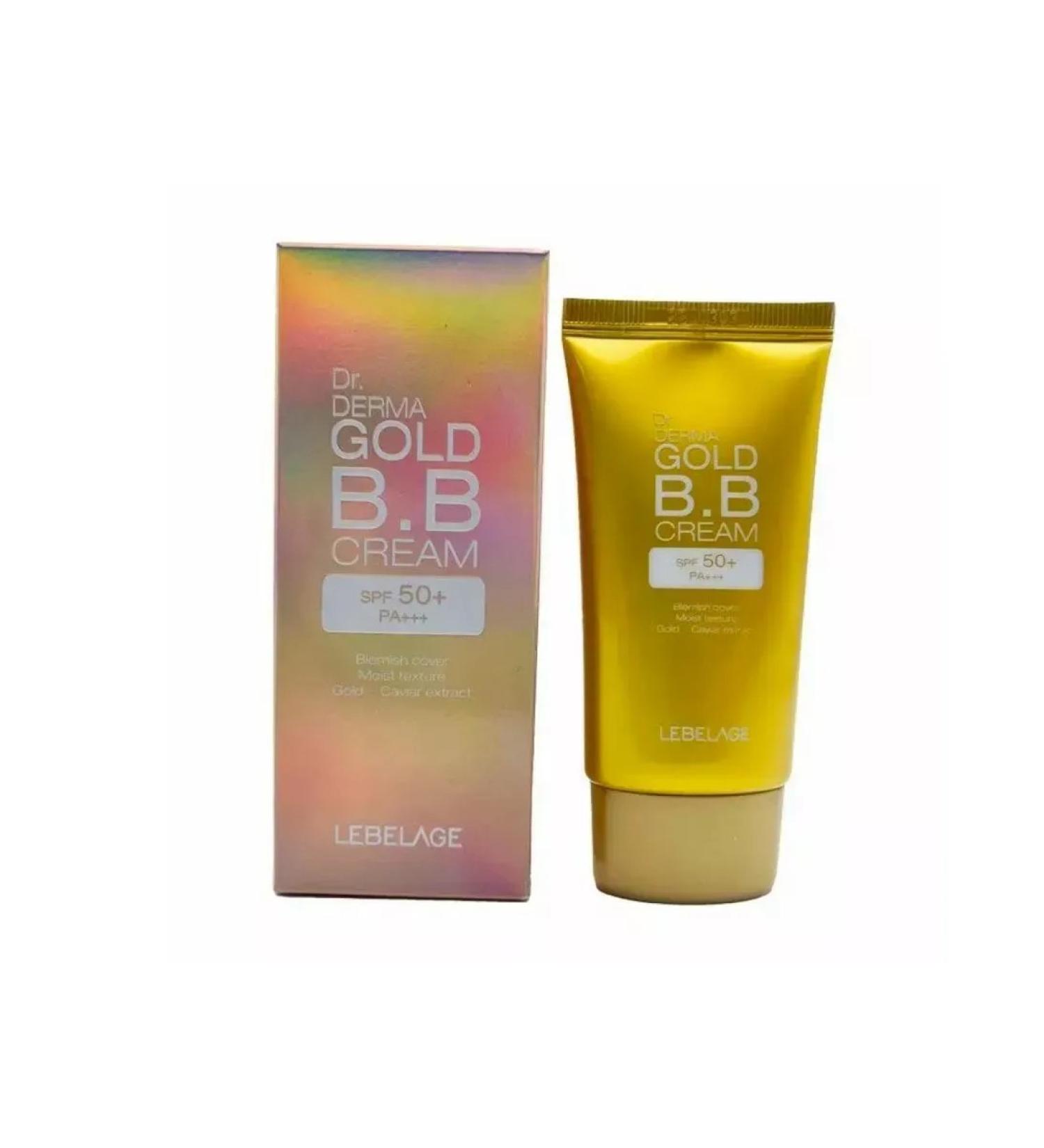 Lebelage BB-cream moisturizer with gold SPF 50+ PA +++ 30 ml - Buy Online on GoSupps.com