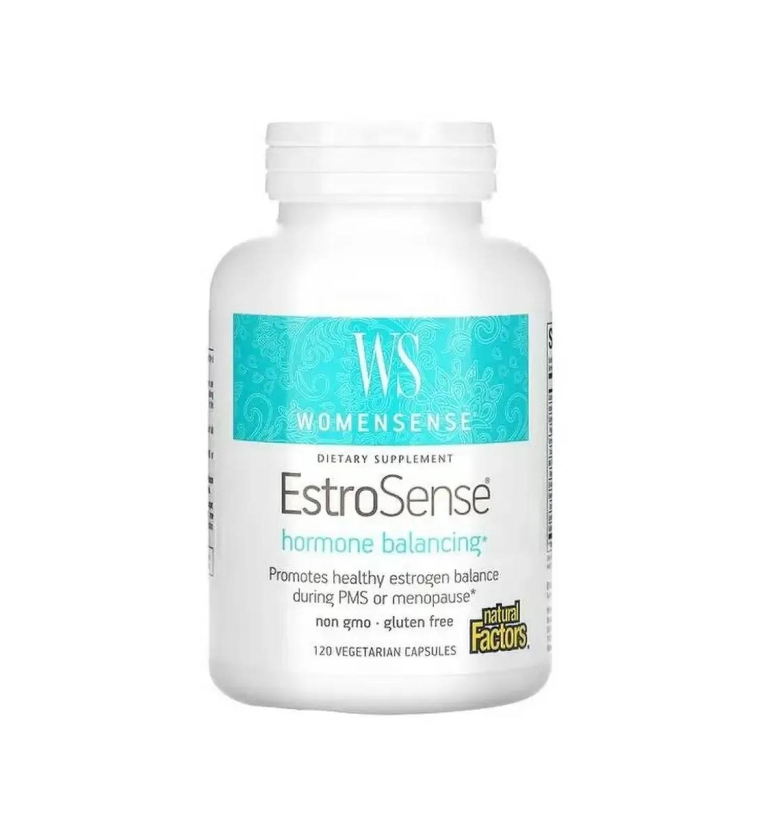 Natural Factors Womensense Estrosense Hormonal Balance 120 Capsules