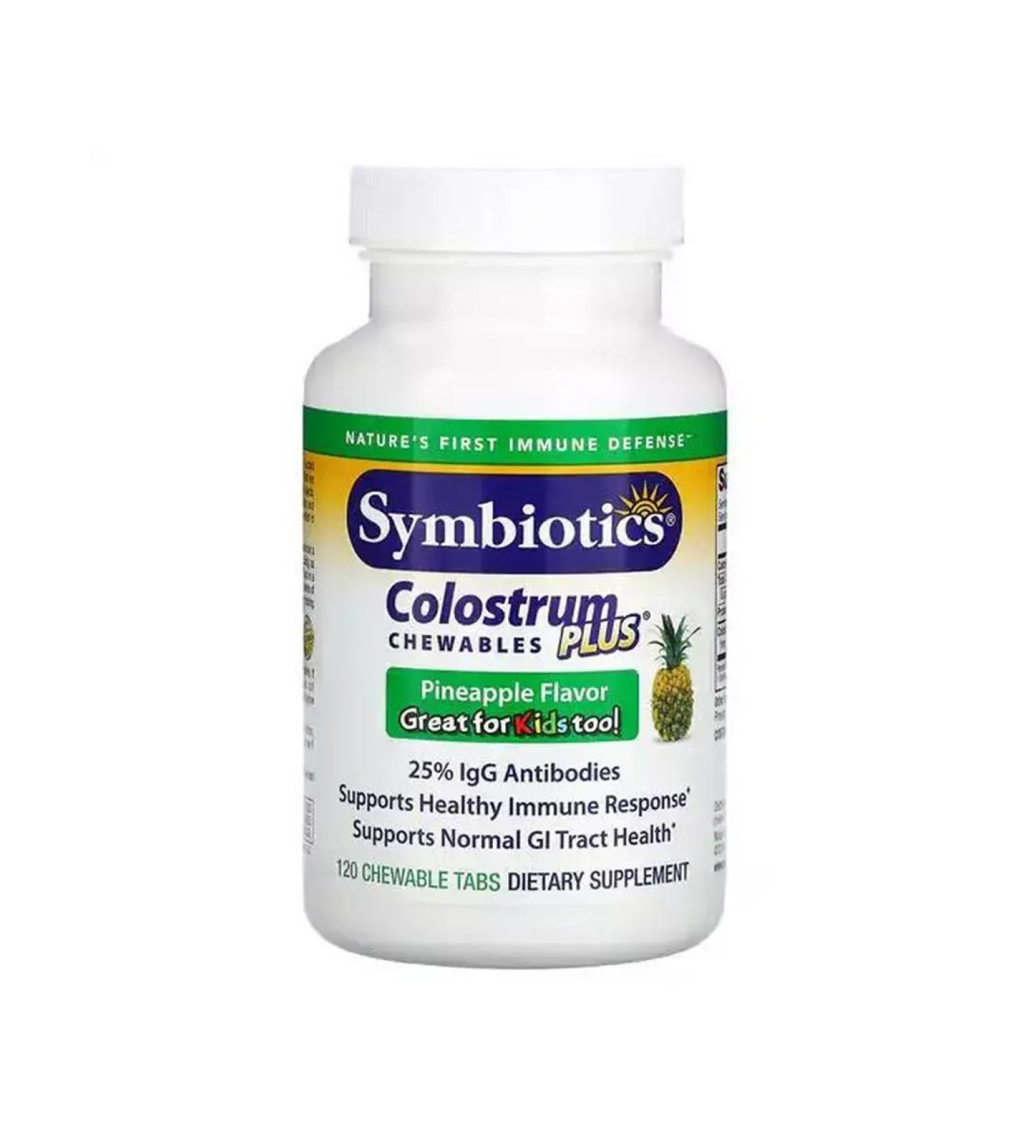 Symbiotics Colostrum Plus 120 chewing tablets