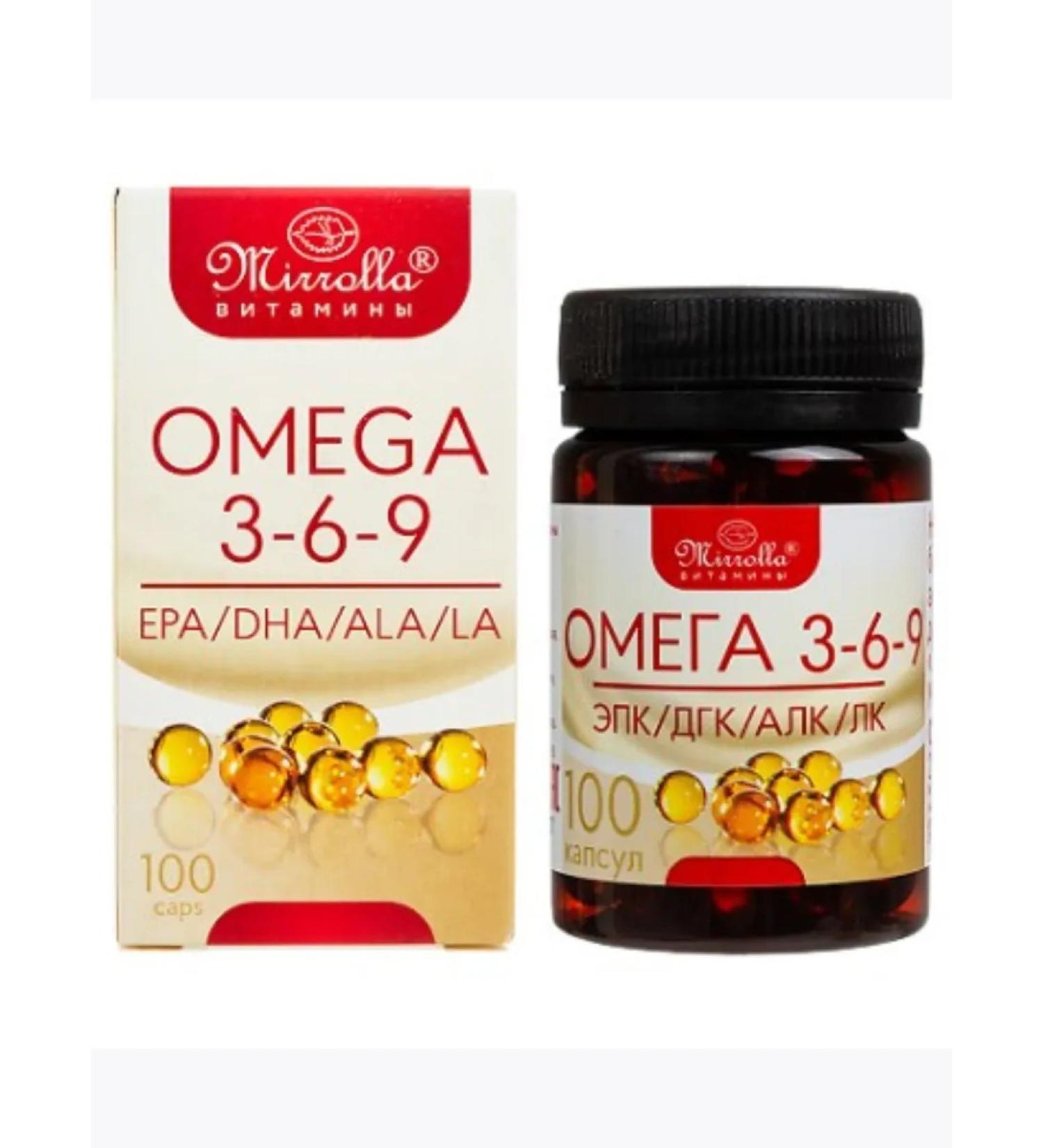 Health from nature Omega 3-6-9 Mirolla caps x100pcs