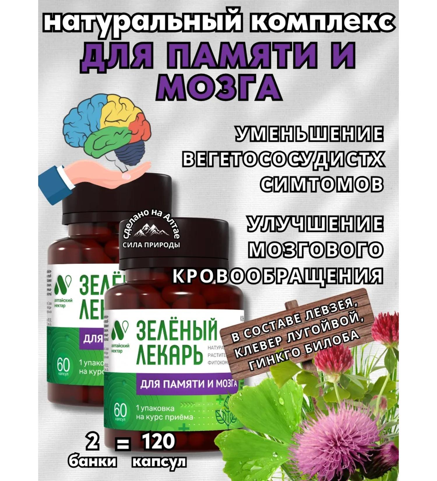 ALTAI NECTAR Natural complex with ginkgo bilobe for the brain - Buy Online on GoSupps.com