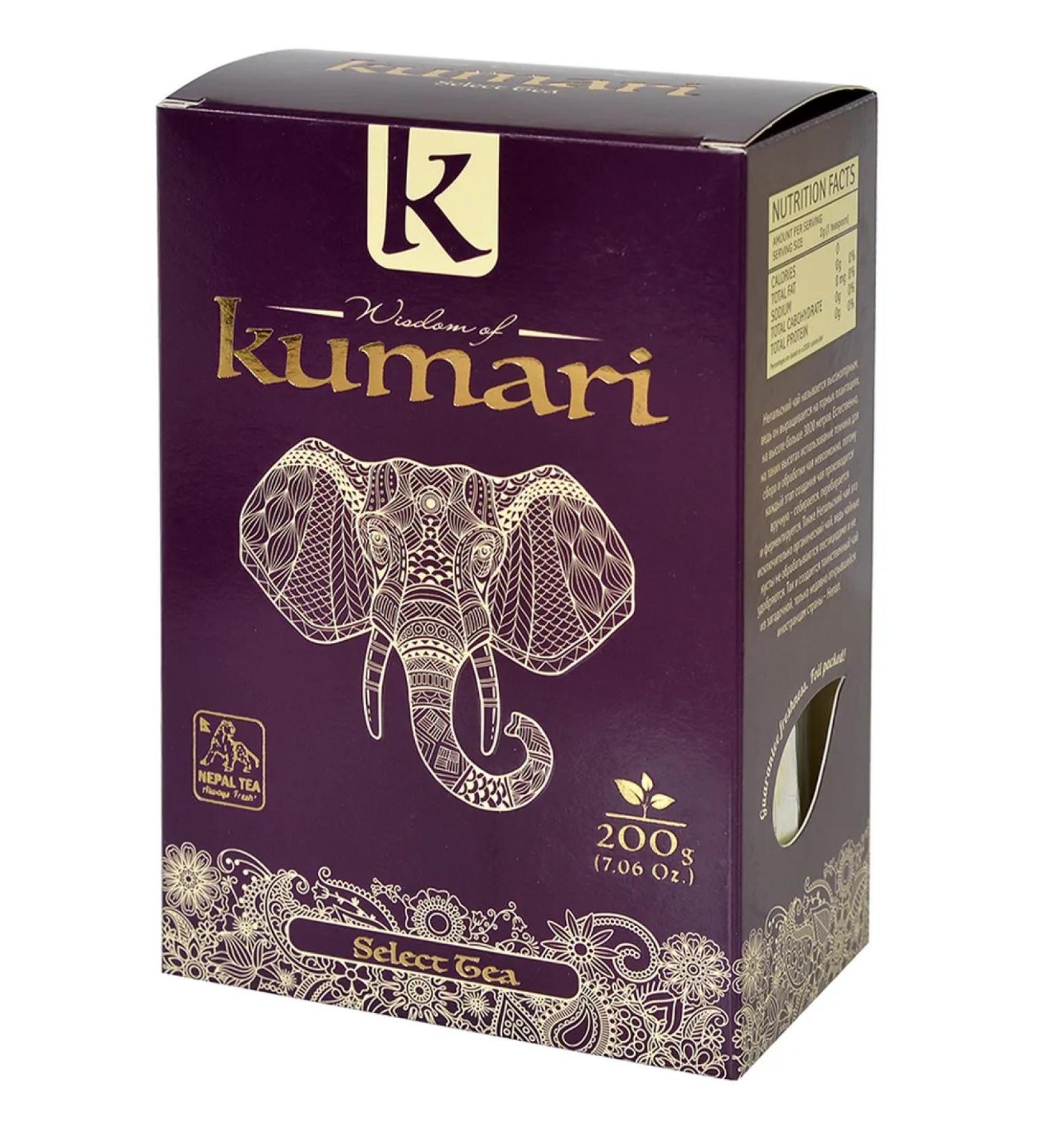 Wisdom of Kumari Tea black medium -sized kumari Select FBOP 200 g