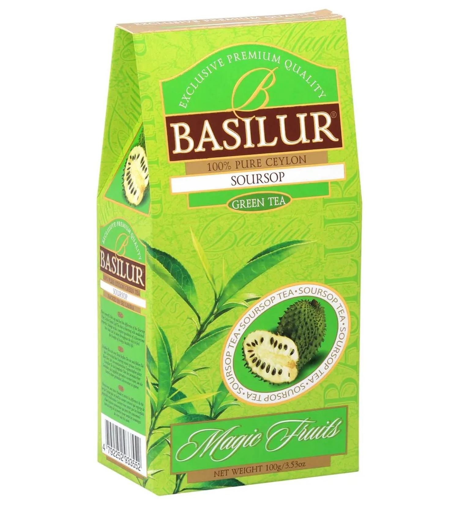 Basilur Green Leaf Gift Sausep Tea - Buy Online on GoSupps.com