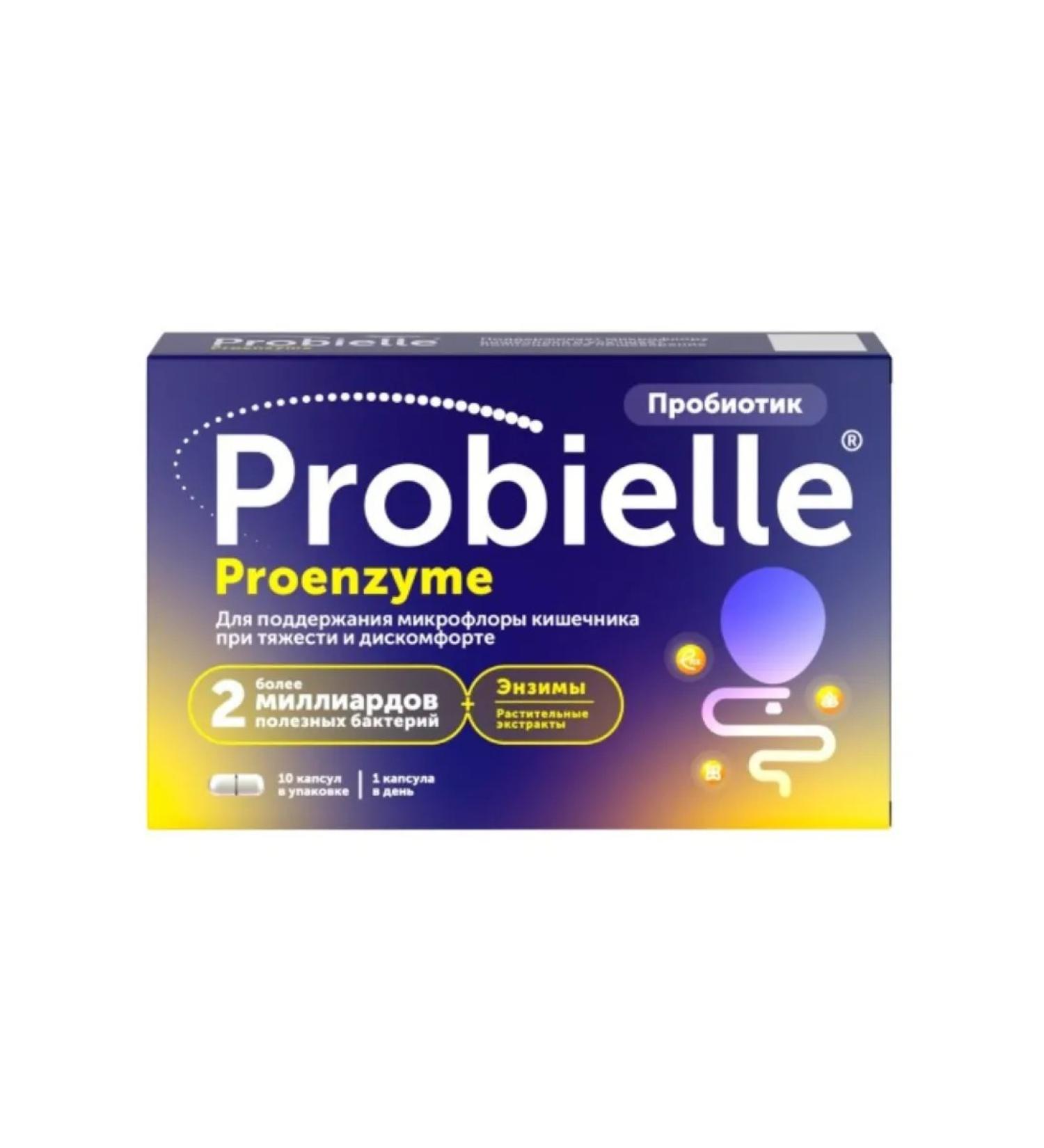Home medicine cabinet Probiel proenzym caps x10pcs