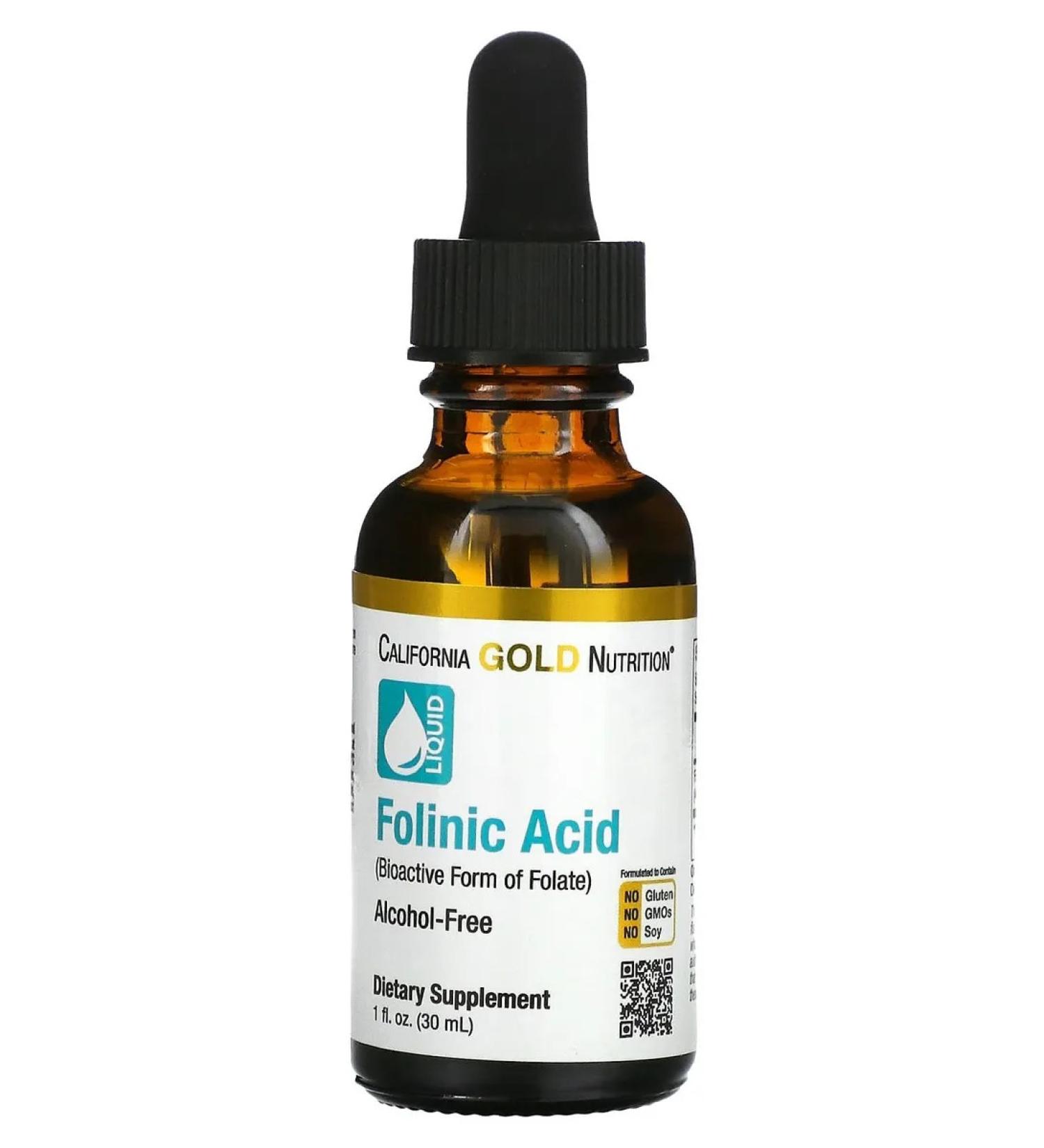 California Gold Nutrition Folinic Acid Folinic acid 30 ml