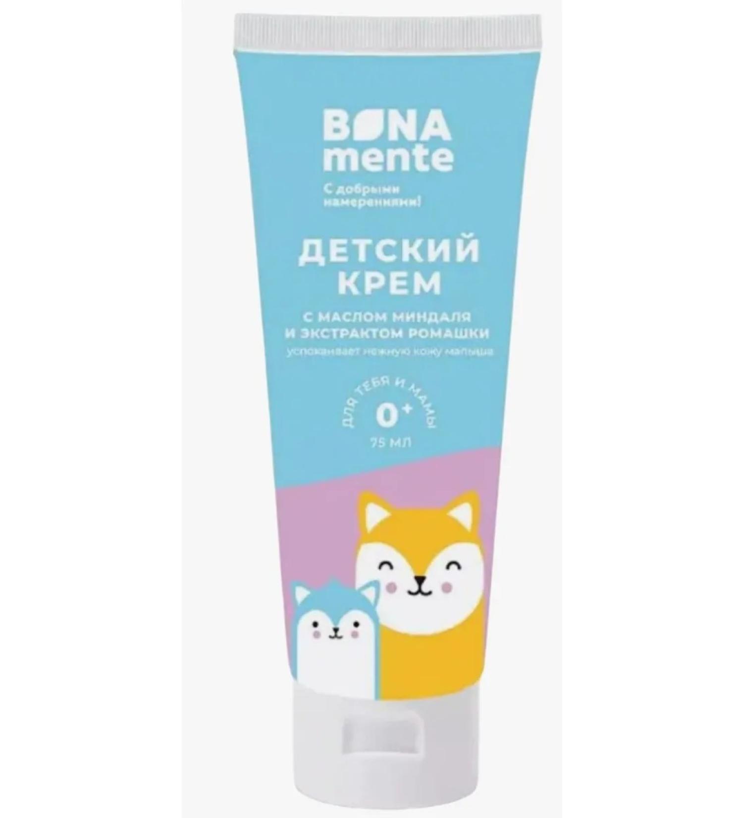 Green Oak Grove Cream Children's Bona Mente! almonds Extra camomile 75ml