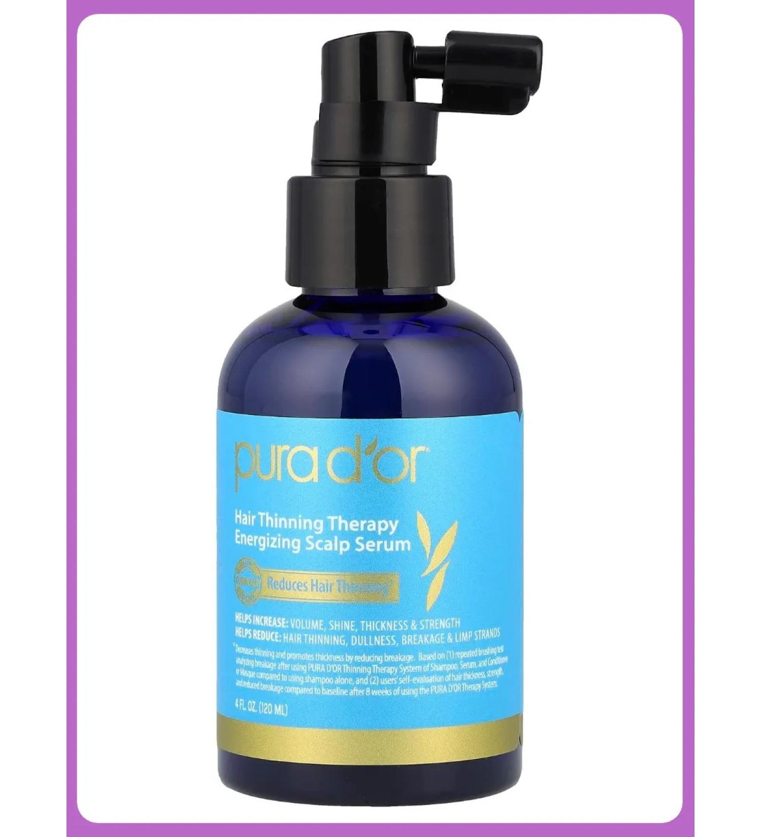 PURA D'OR Hair thinning 120 ml - Buy Online on GoSupps.com