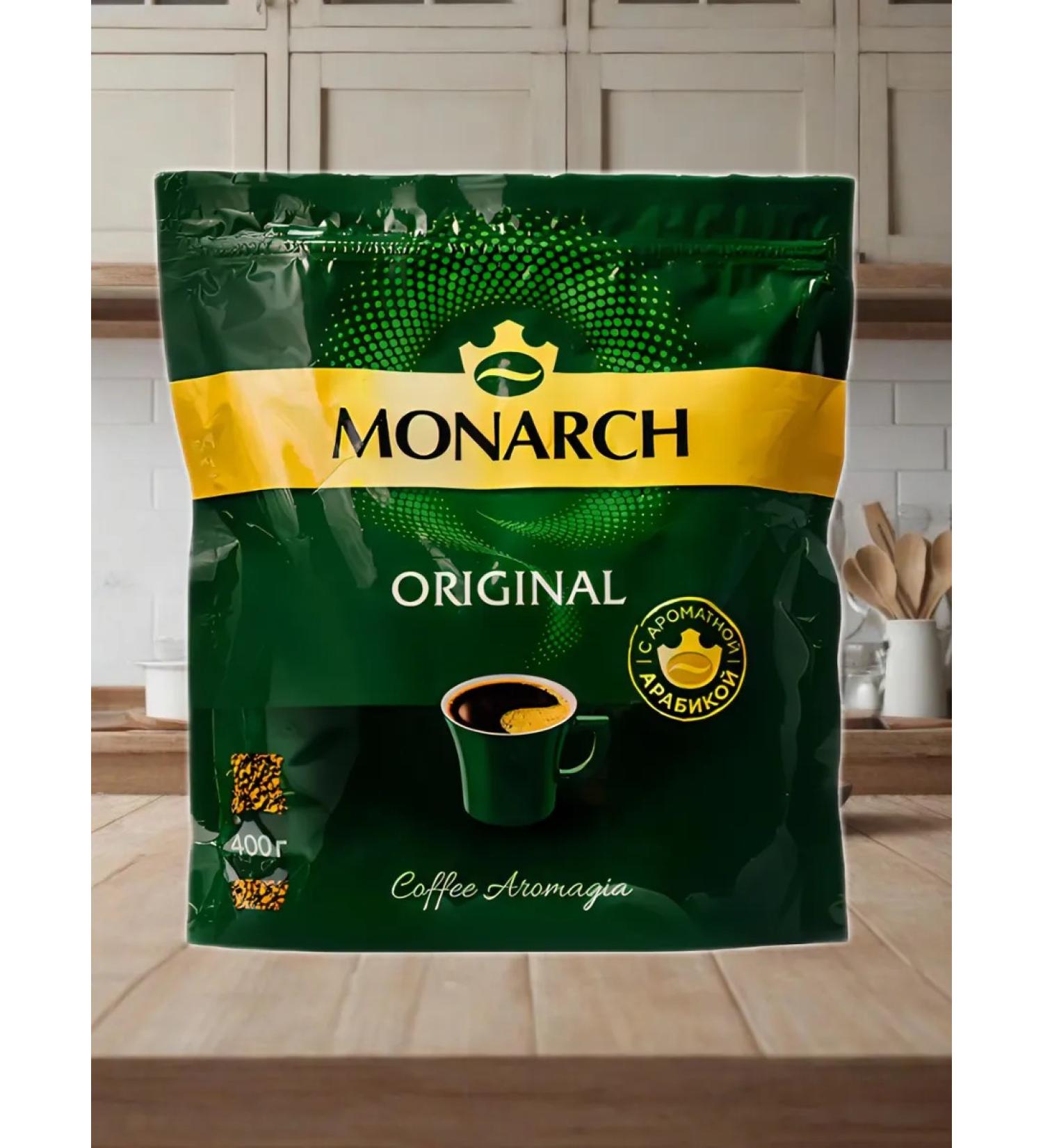 Monarch Coffee soluble sublimated 400 grams package