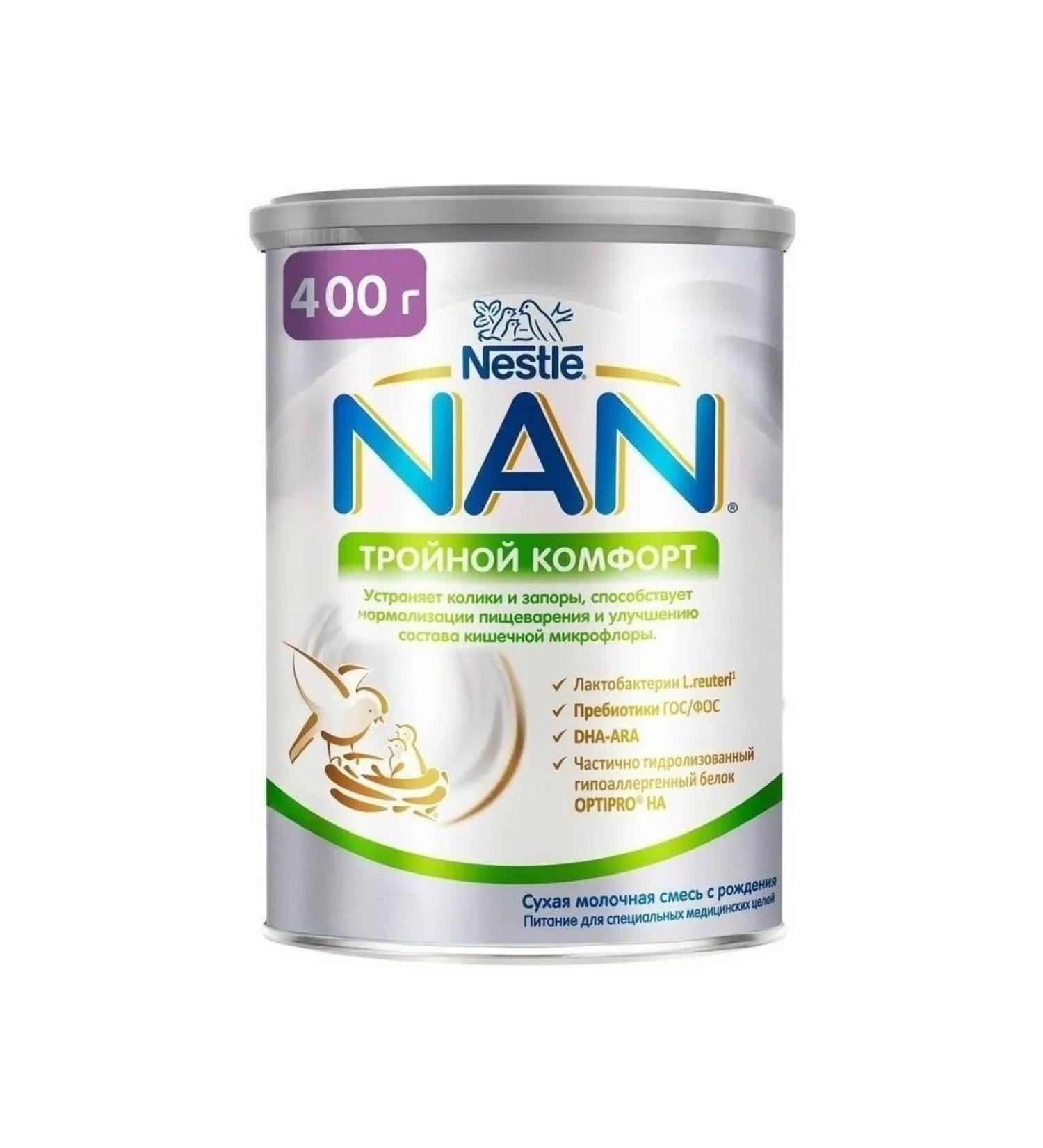 Children's mixture of nan 1 triple Comfort Dairy from birth 400