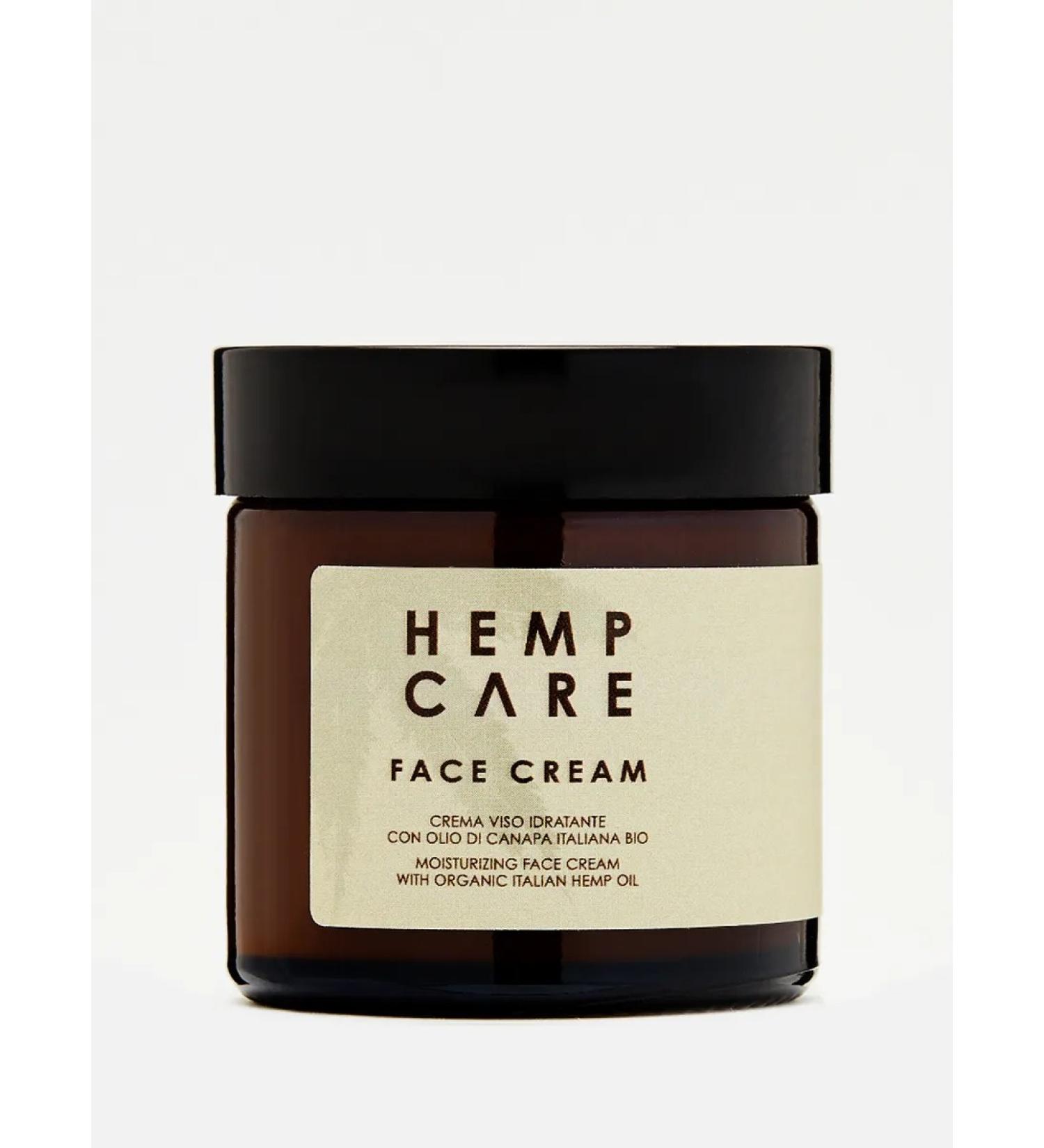 HEMP CARE Facial cream Organic Italian Hemp Oil 60ml - Buy Online on GoSupps.com