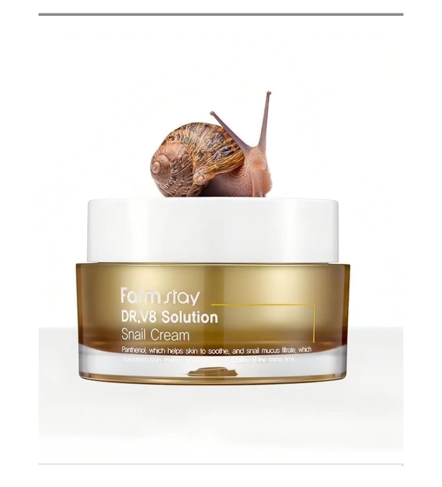 Cosmetics for you Restoring cream with mucin Snail Dr.V8 Snail Cream - Buy Online on GoSupps.com