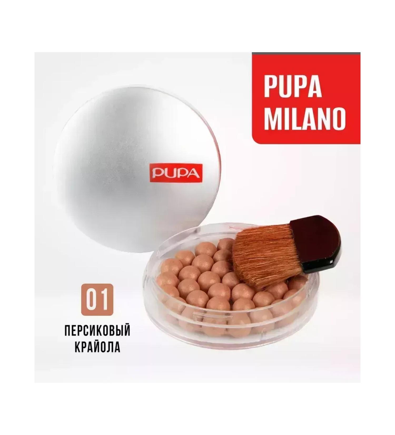 Pupu Milano face blush in balls with a brush tone 01 - Buy Online on GoSupps.com