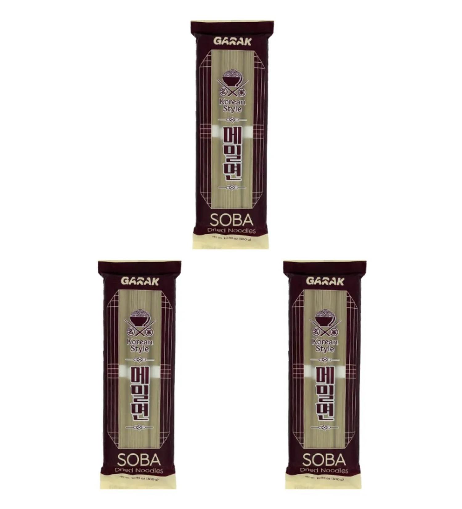 Noodles buckwheat dog Garak 300 g 3 pcs - Buy Online on GoSupps.com