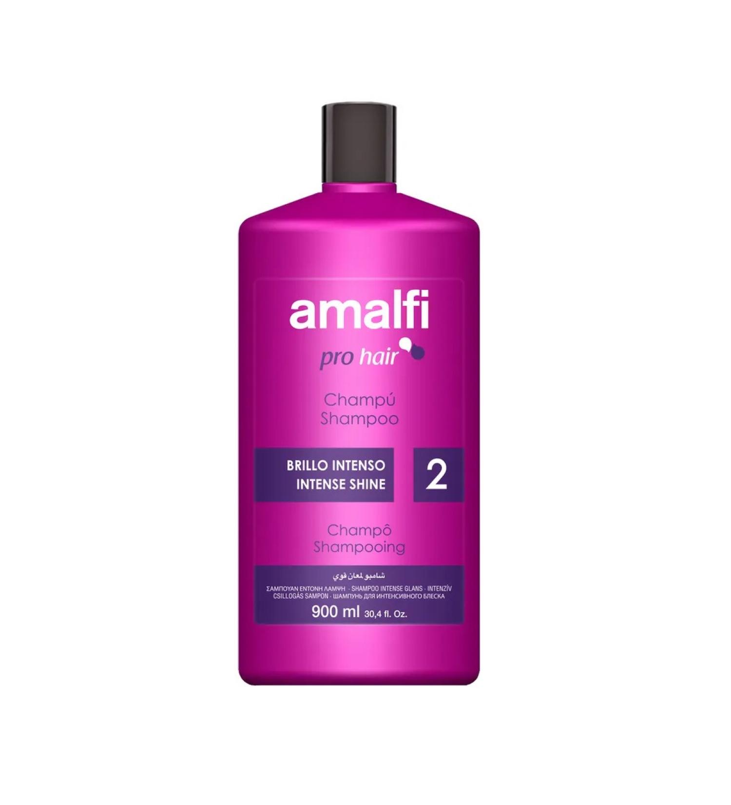 Amalfi Intense shine shampoo 900 ml x 2 pcs - Buy Online on GoSupps.com