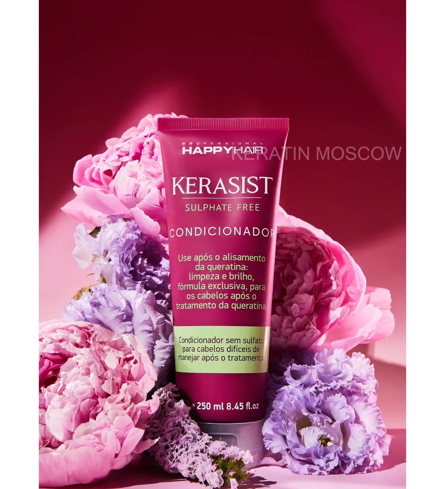Keratin Moscow Happy Hair Kst Kerasist Conditioner Half Academy - Buy Online on GoSupps.com