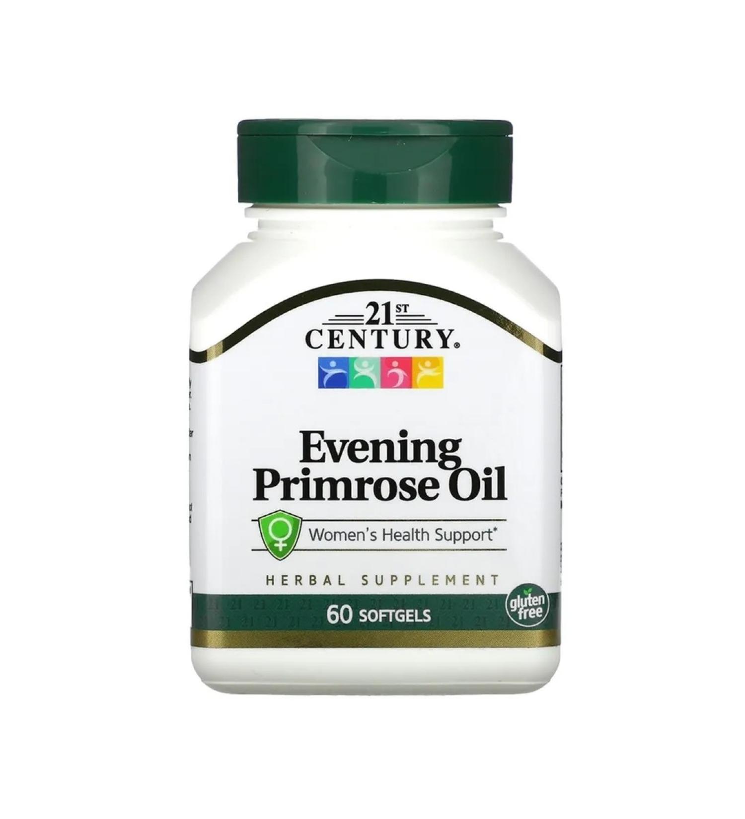 21st Century Vitamins Prigules oil 500 mg 60 capsules - Buy Online on GoSupps.com