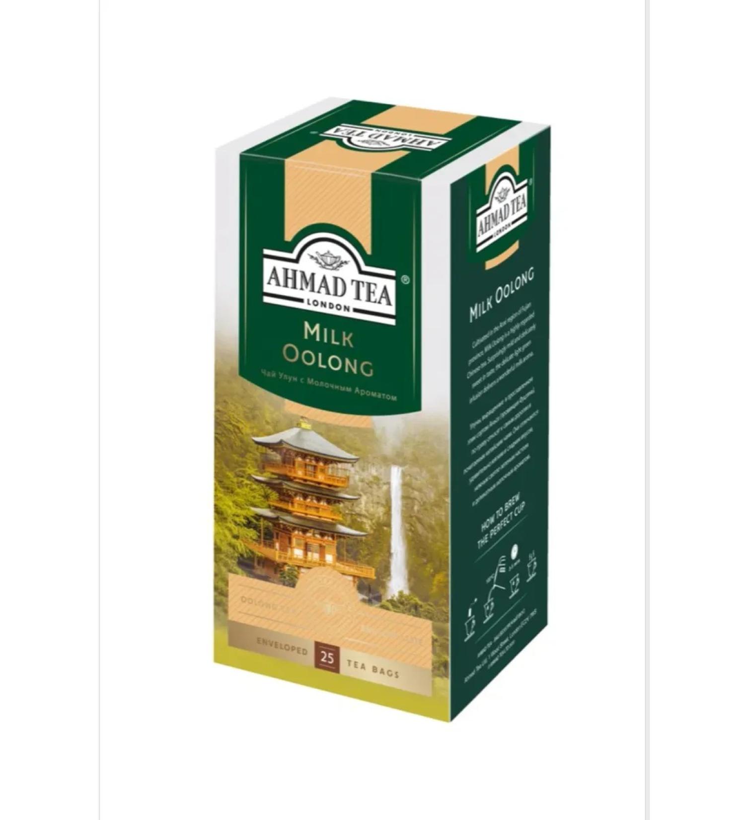 Ahmad Tea Green Tea Milk Oolong 25 packs - Buy Online on GoSupps.com