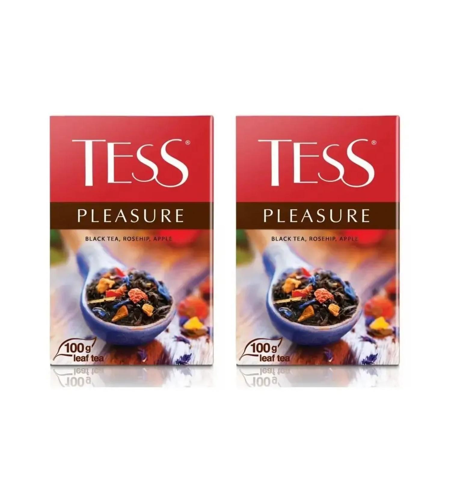 TESS Pleasure tea is black leaf 2 to 100 g