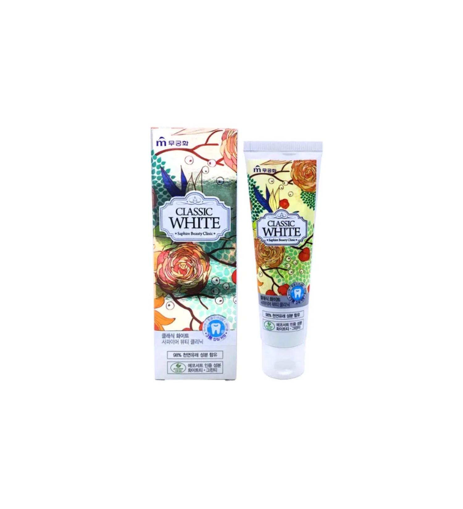 MUKUNGHWA Classic White whitening toothpaste with mint green tea