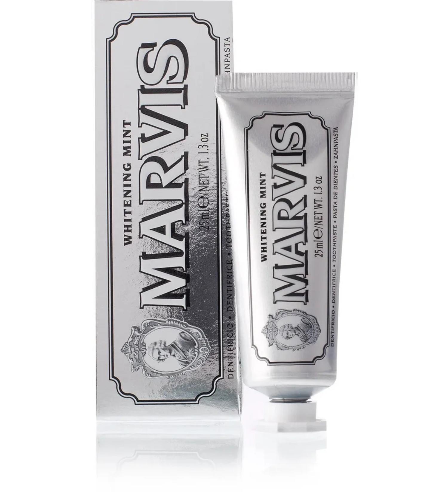 Marvis Toothpaste whitening mint 25 ml - Buy Online on GoSupps.com