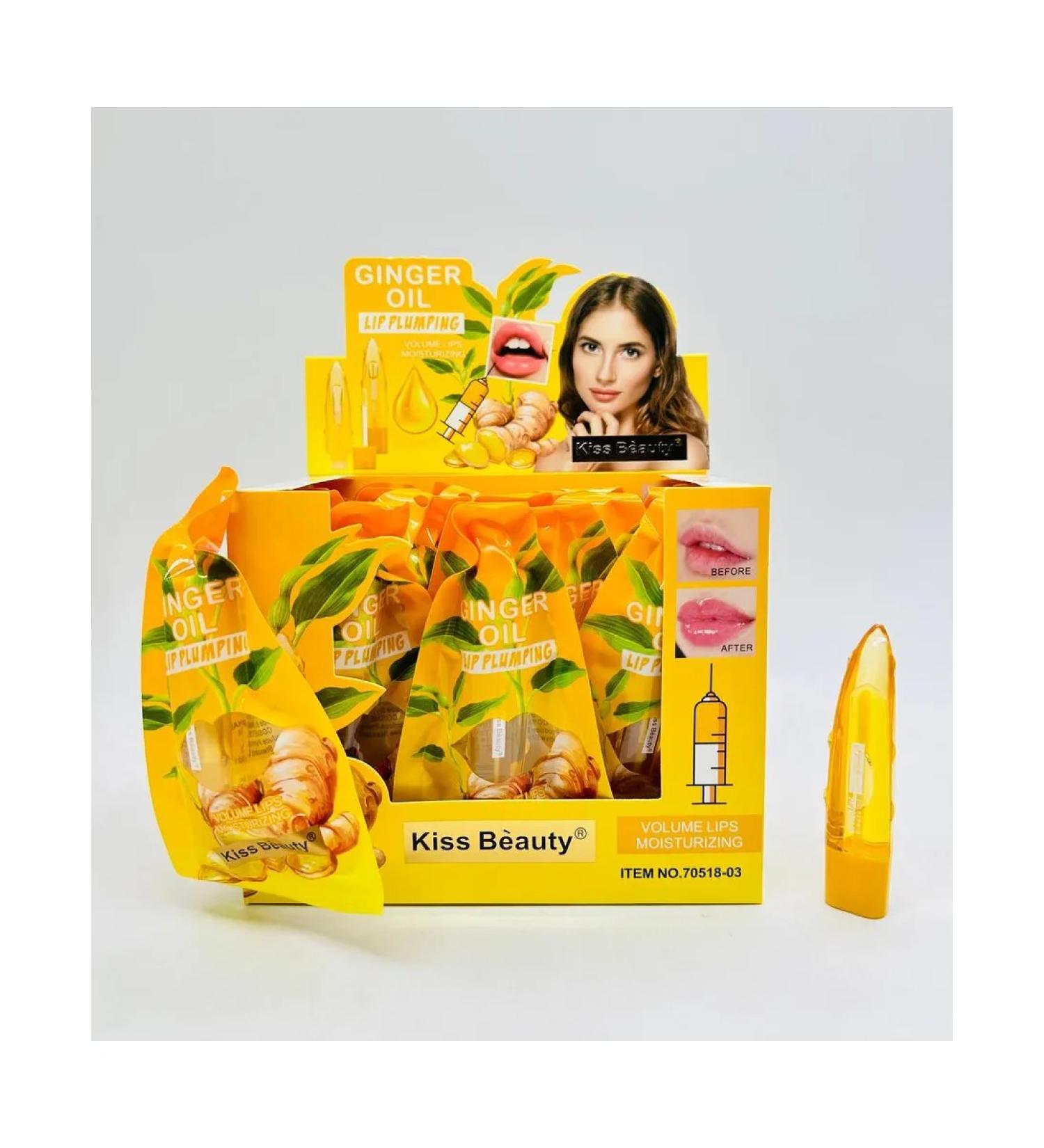 Lip balm Lip gloss for lip oil with ginger and mint - Buy Online on GoSupps.com