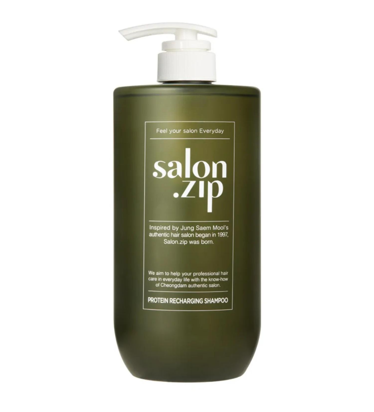 salonzip Protein shampoo for hair restoration 1000 ml - Buy Online on GoSupps.com
