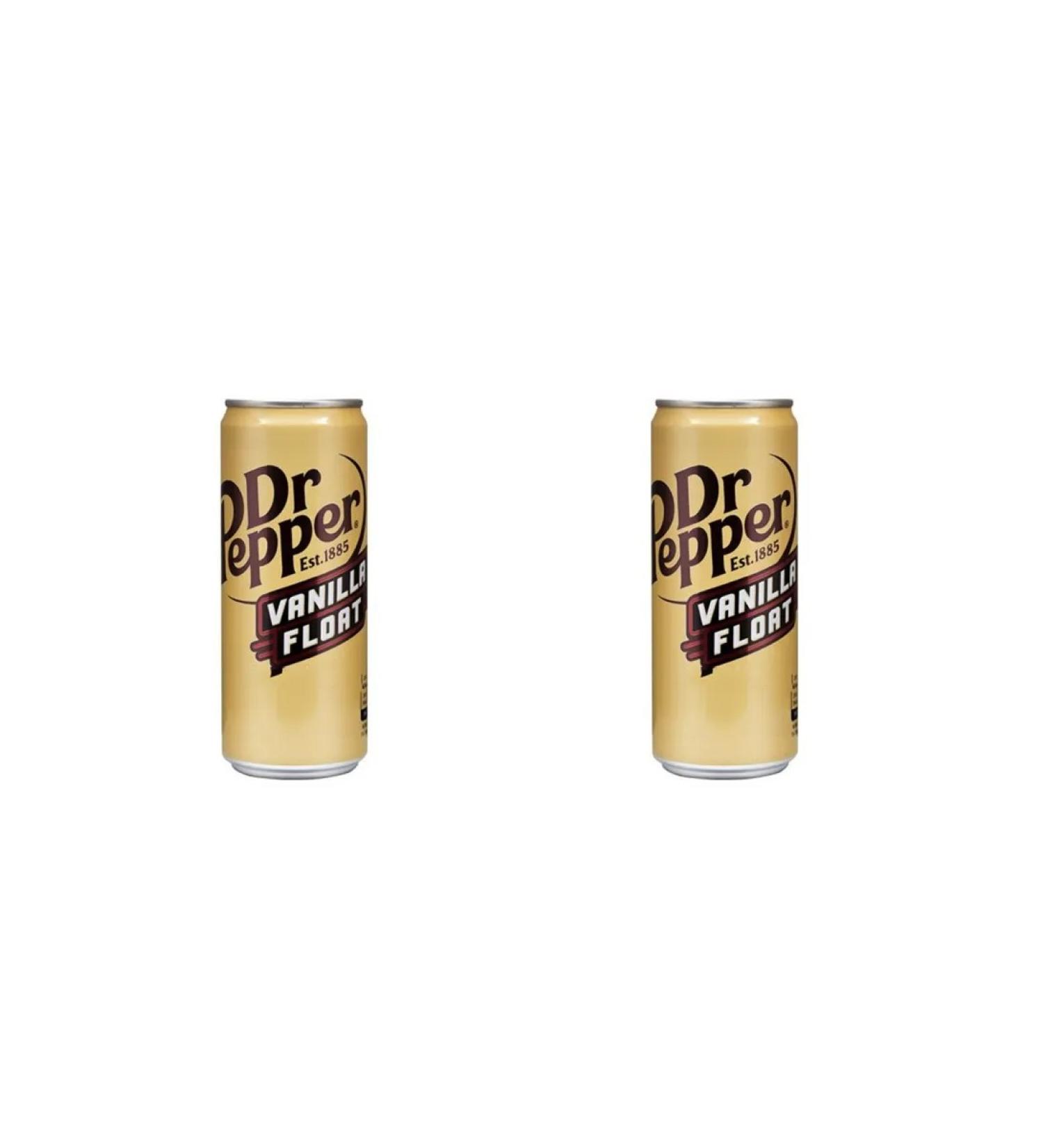 Dr Pepper Vanilla Float drink 330 ml 2pcs - Buy Online on GoSupps.com