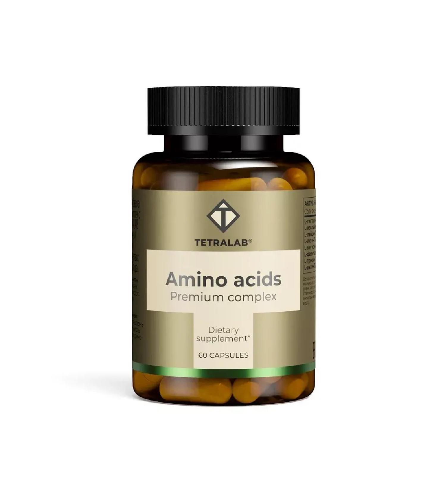 TETRALAB Amino acids complex premium 60 capsules-3 pcs - Buy Online on GoSupps.com