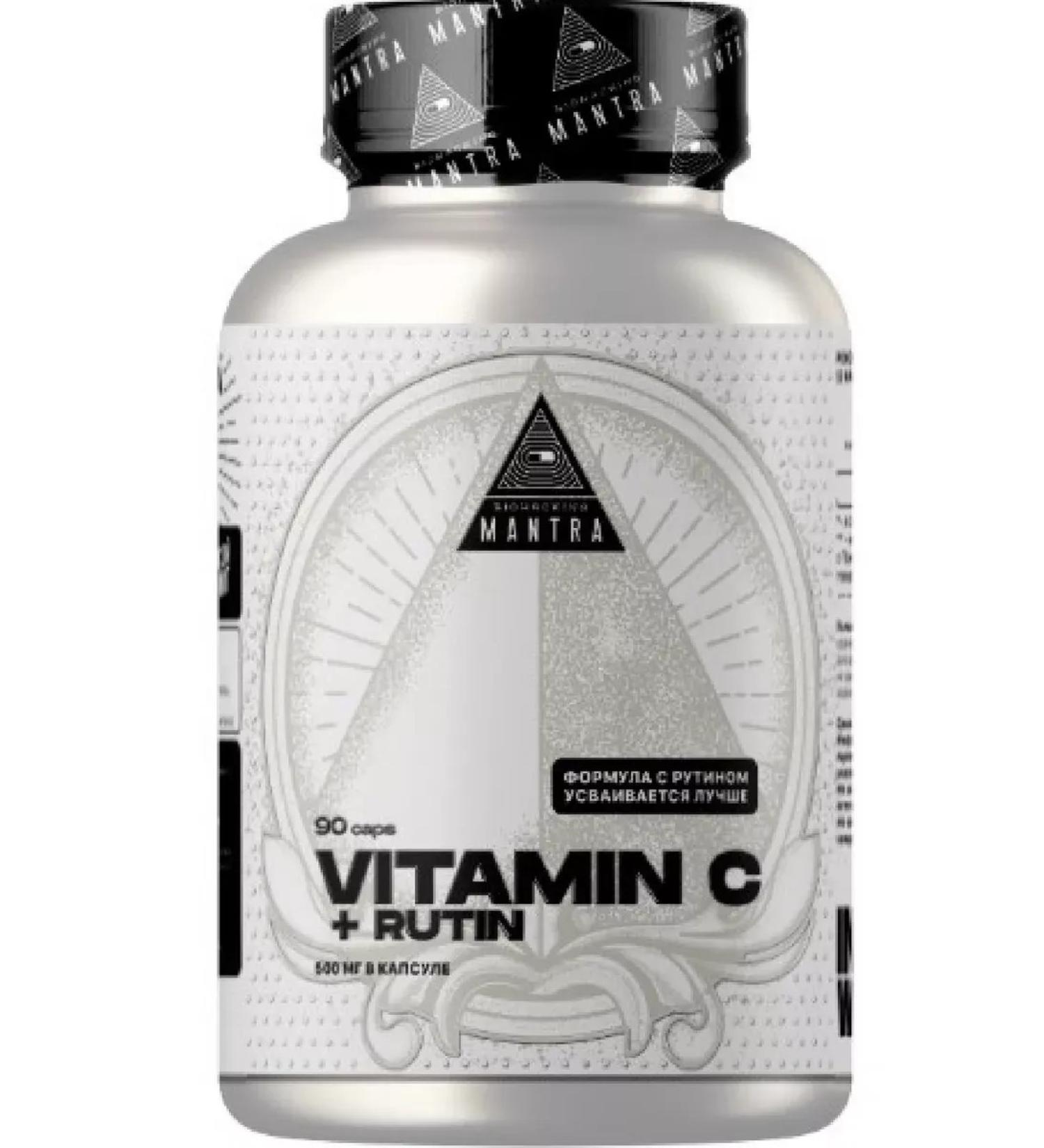 Mantra vitamin C + rutin N90 caps weighing 620mg-2 pcs