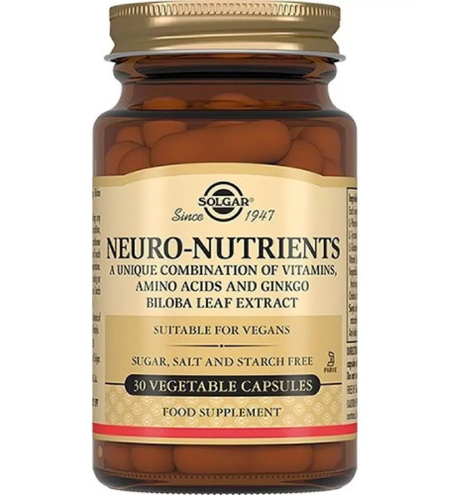 Solgar of Neronutrients 30 pcs. capsules-2 pcs - Buy Online on GoSupps.com