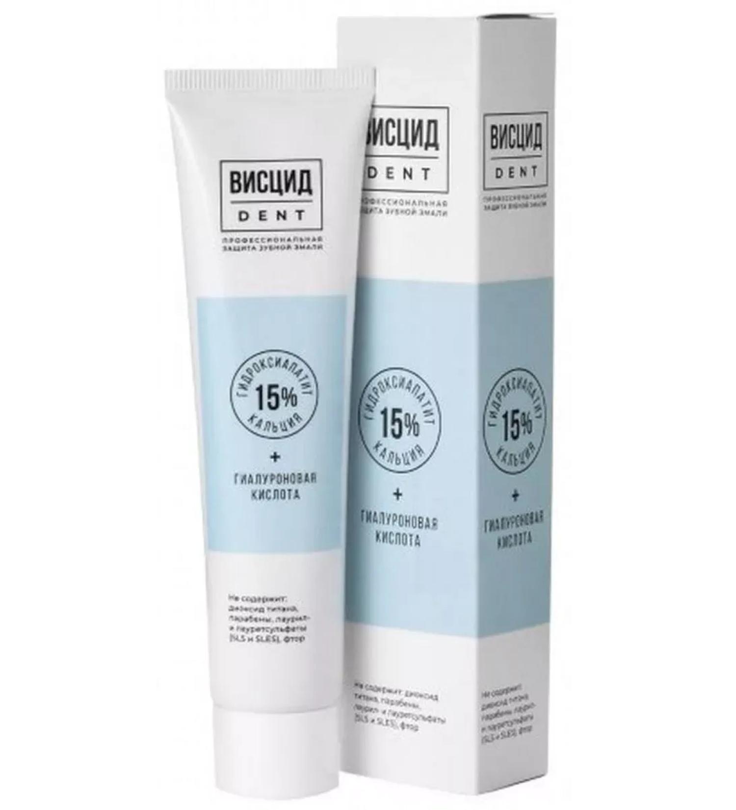 Viscide dent toothpaste with calcium hydroxyapatitis and -2 pcs
