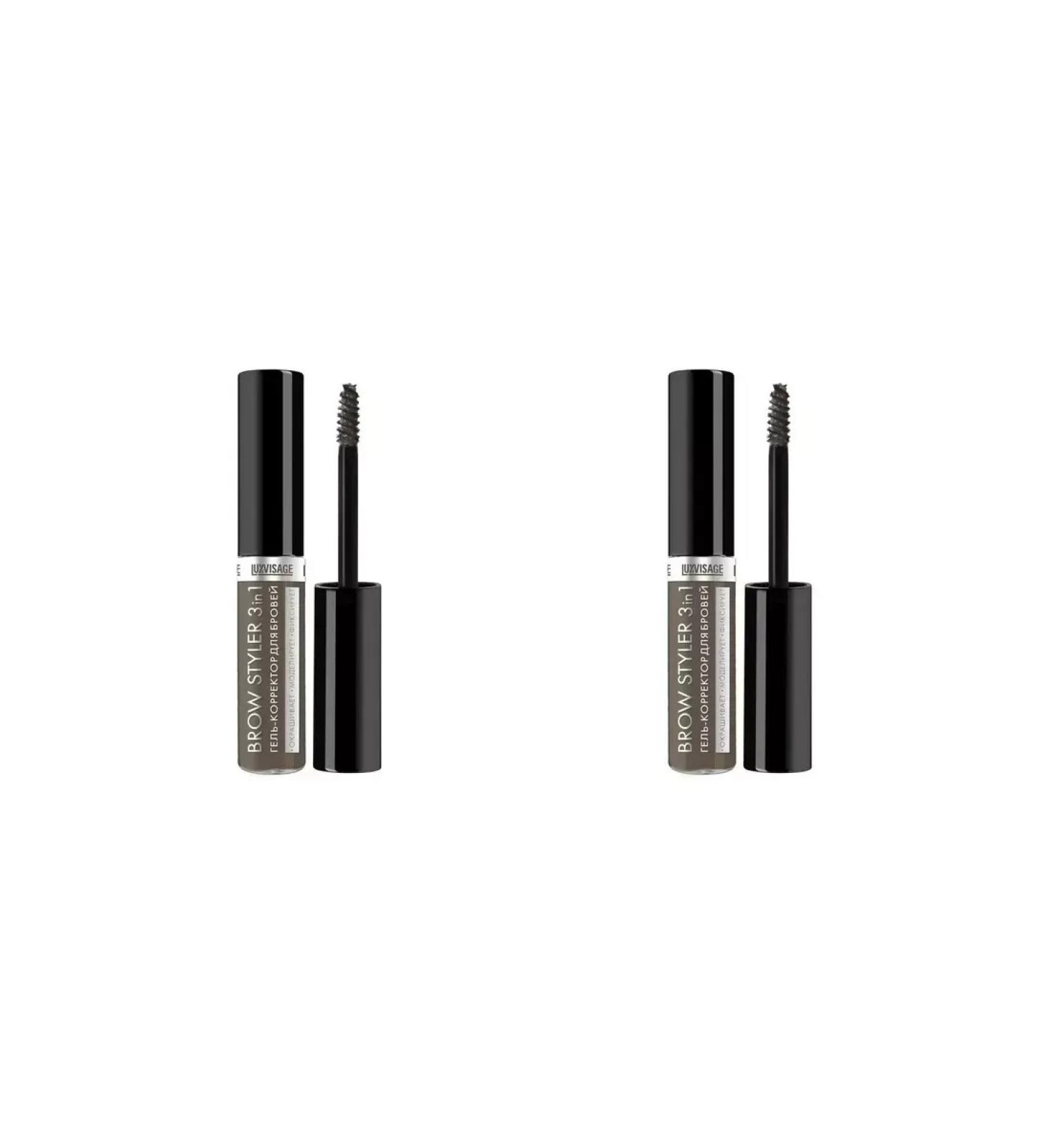 LUXVISAGE Espresso eyebrow gel corrector tone 4 2 pieces - Buy Online on GoSupps.com