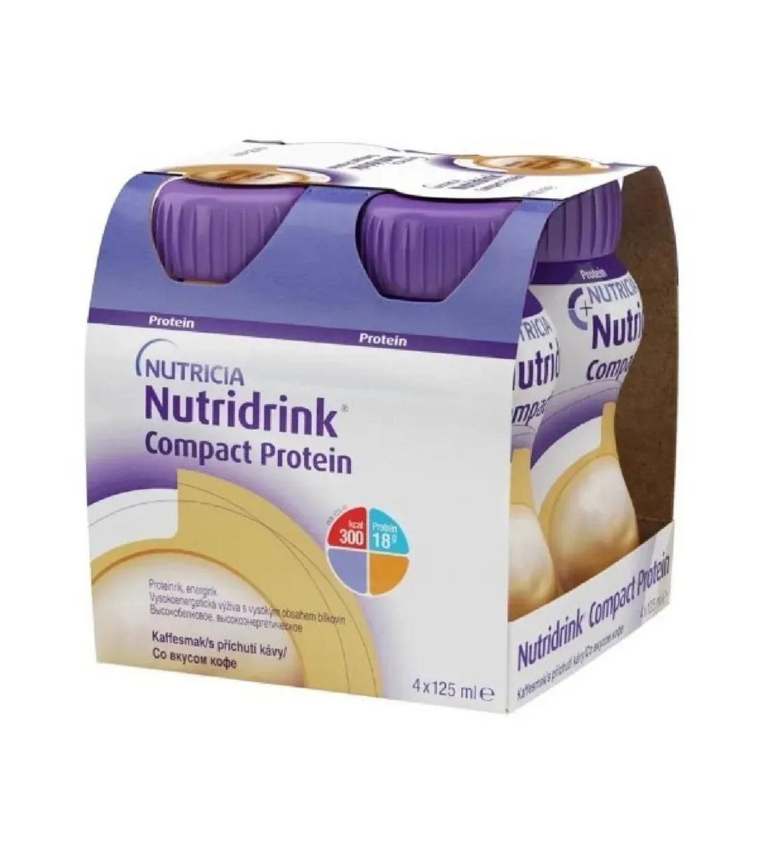 Nutridrink compact protein 125 ml 2 pcs coffee diet