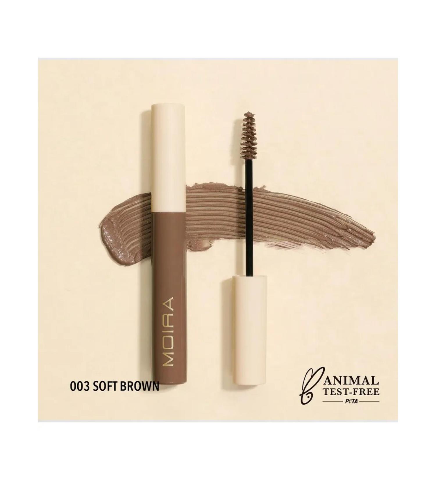 MOIRA Brow Defying Mascara (003 Soft Brown) eyebrow mascara - Buy Online on GoSupps.com