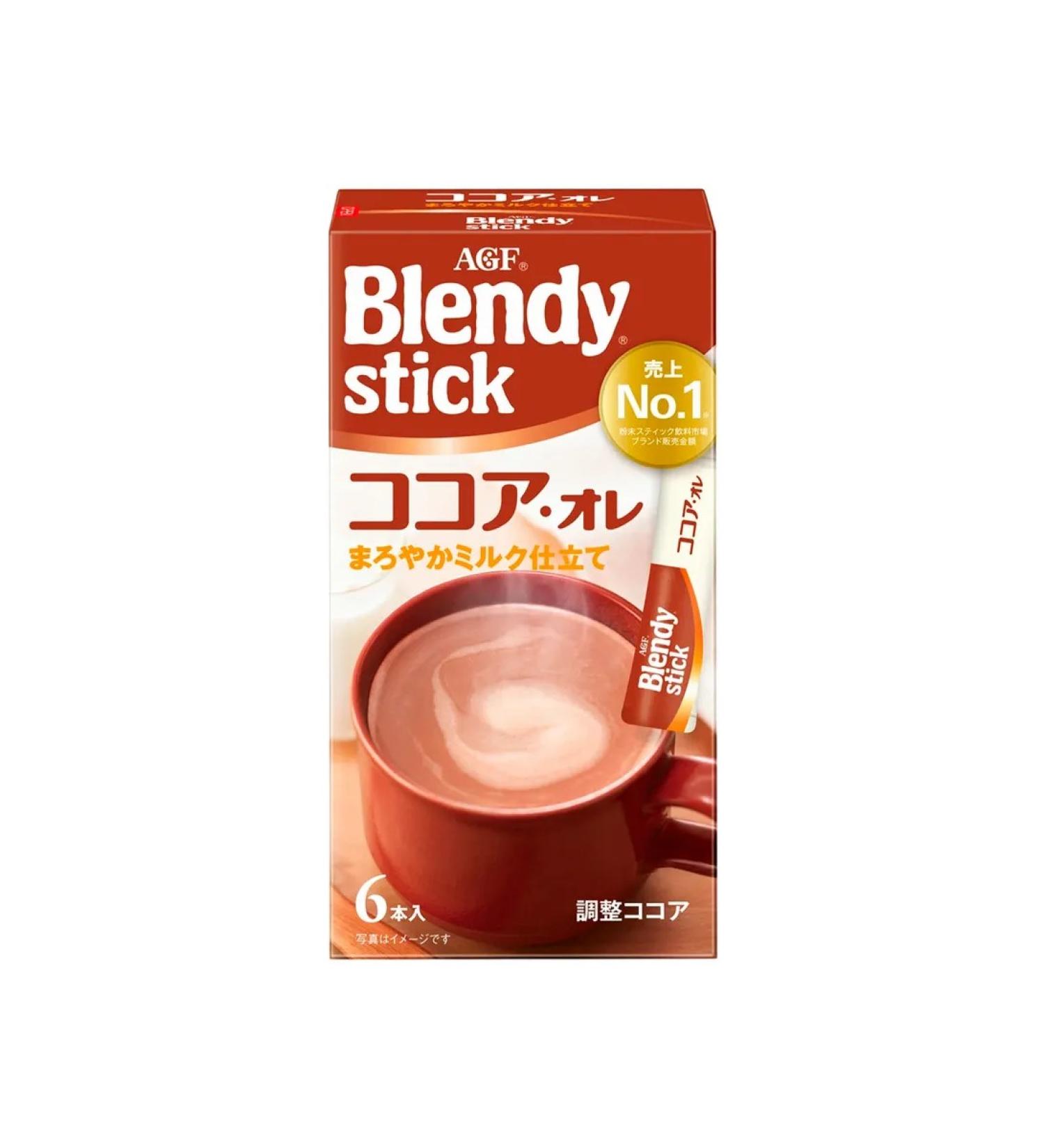 AGF Cocoa with milk and sugar Blendy Stick 11 g x 6 pcs