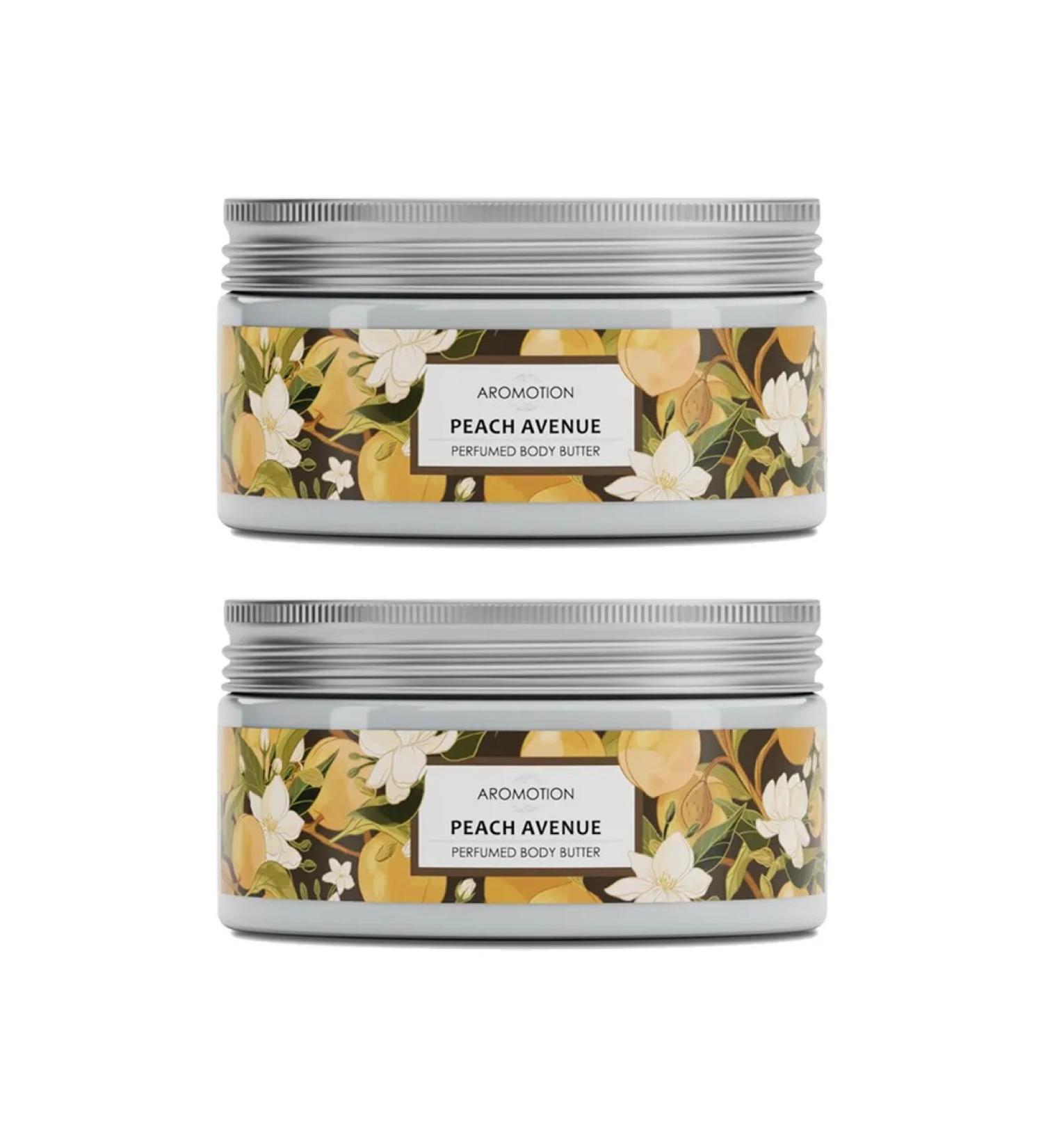 AROMOTION Perfumed Cream Battter PEach Avenue 200ml 2pcs