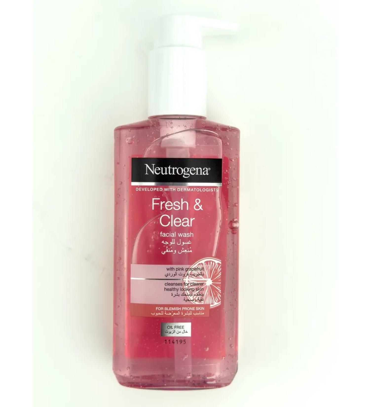 Neutrogena Refreshing articulated gel for washing grapefruit - Buy Online on GoSupps.com