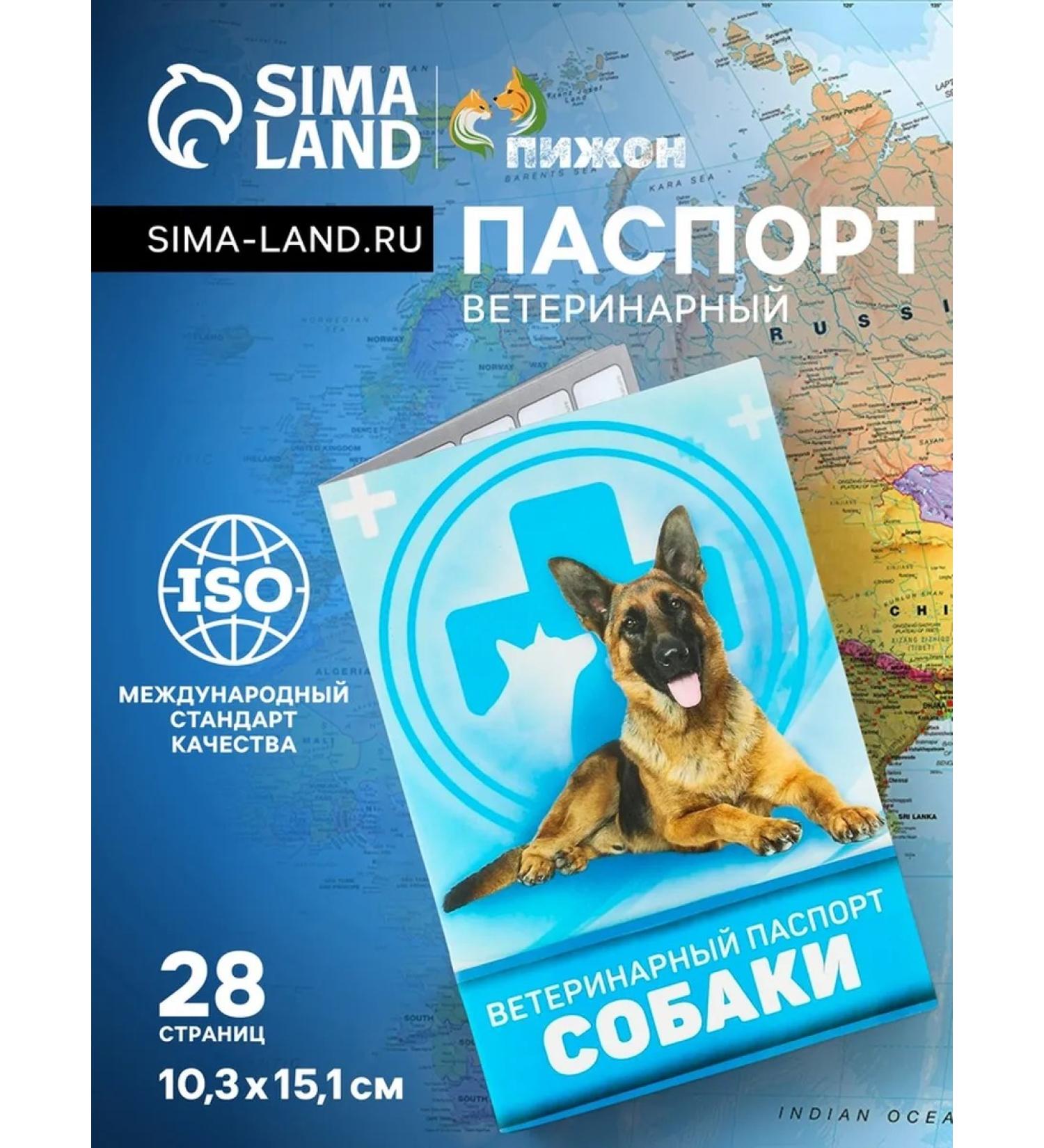 In Mother's Hands Veterinary passport "for the dog" 10.3 x 15.1 cm 2 pcs - Buy Online on GoSupps.com