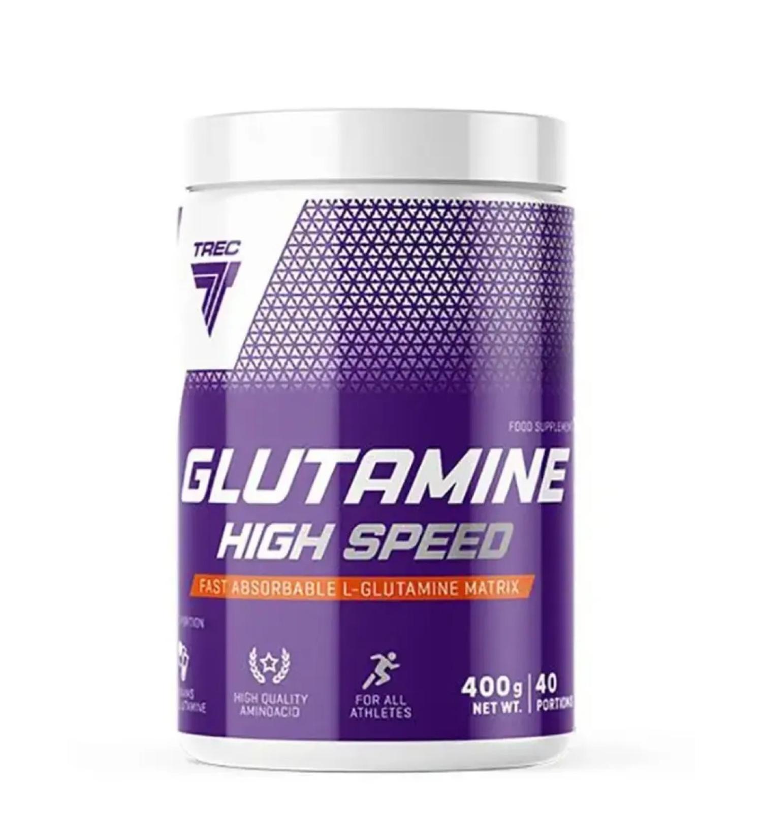 TREC Glutamine High Speed 400 g Glutamine black currant