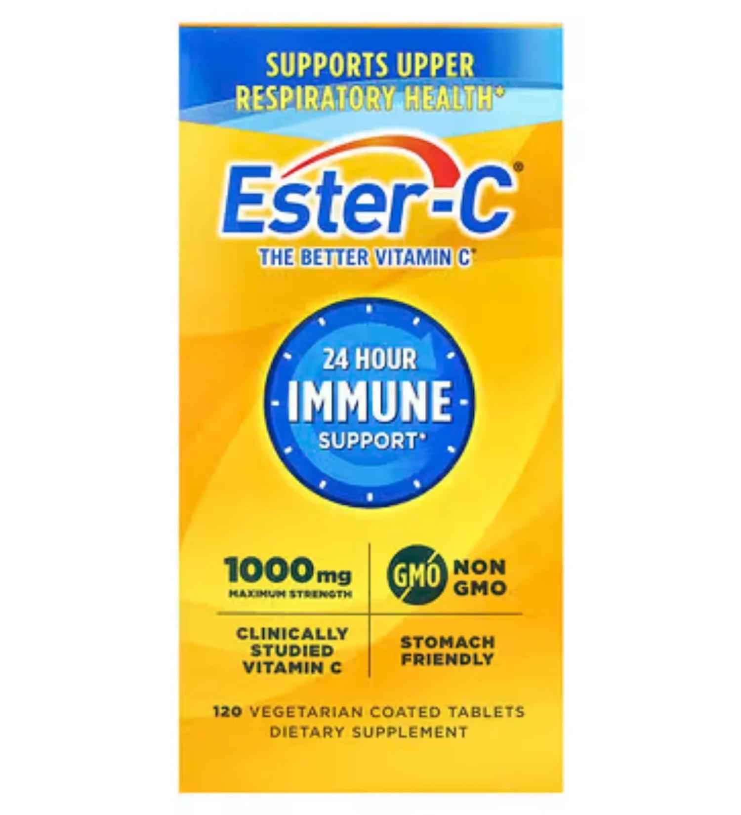 American Health Ester-C is a unique formula vitamin C 1000 mg 120 tablets - Buy Online on GoSupps.com