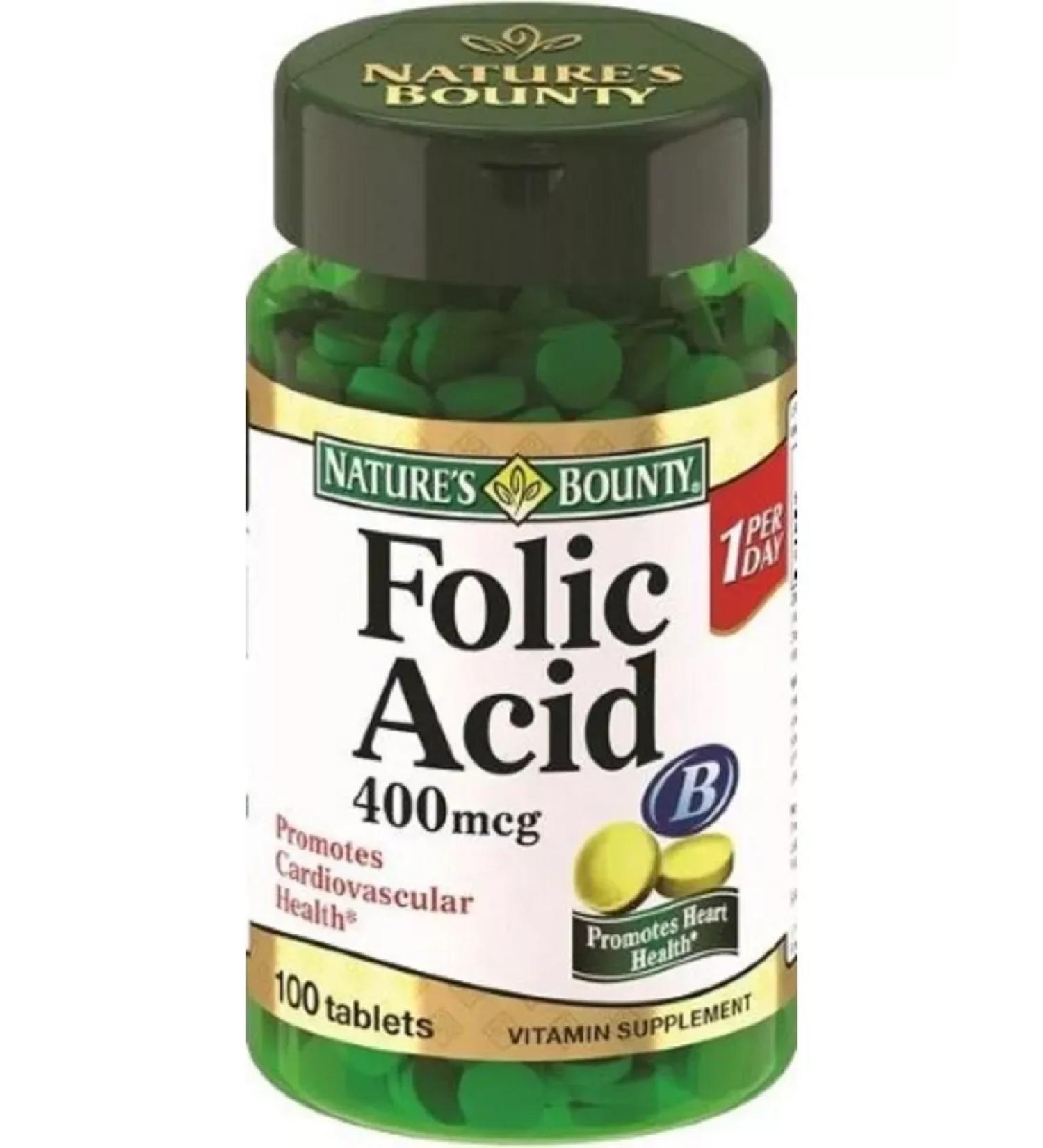 Nature's bounty Folic acid