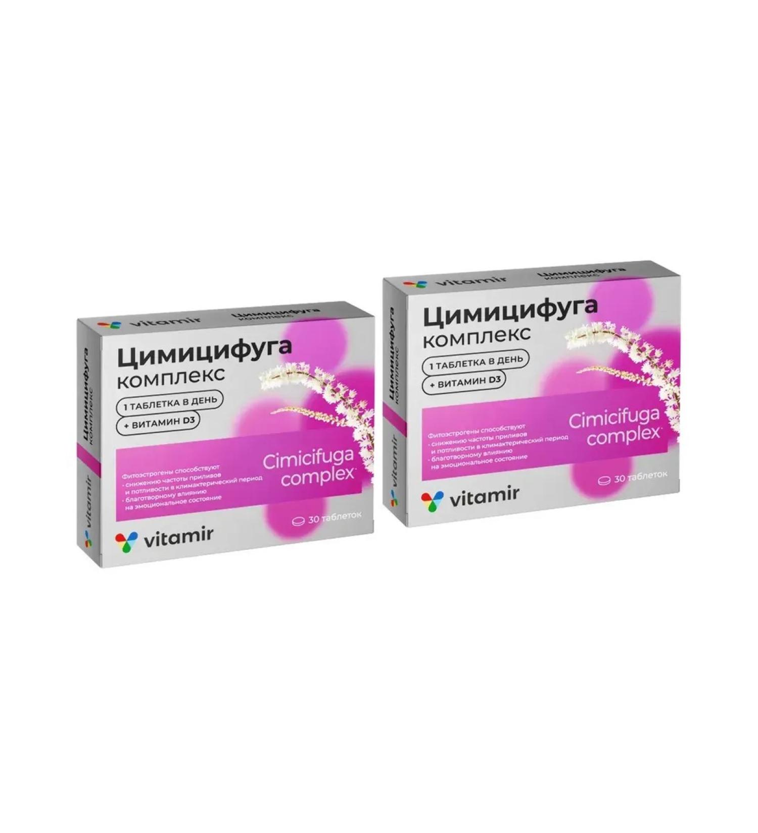 VITAMIR Tsimicifuga complex 2 pcs 30 tablets
