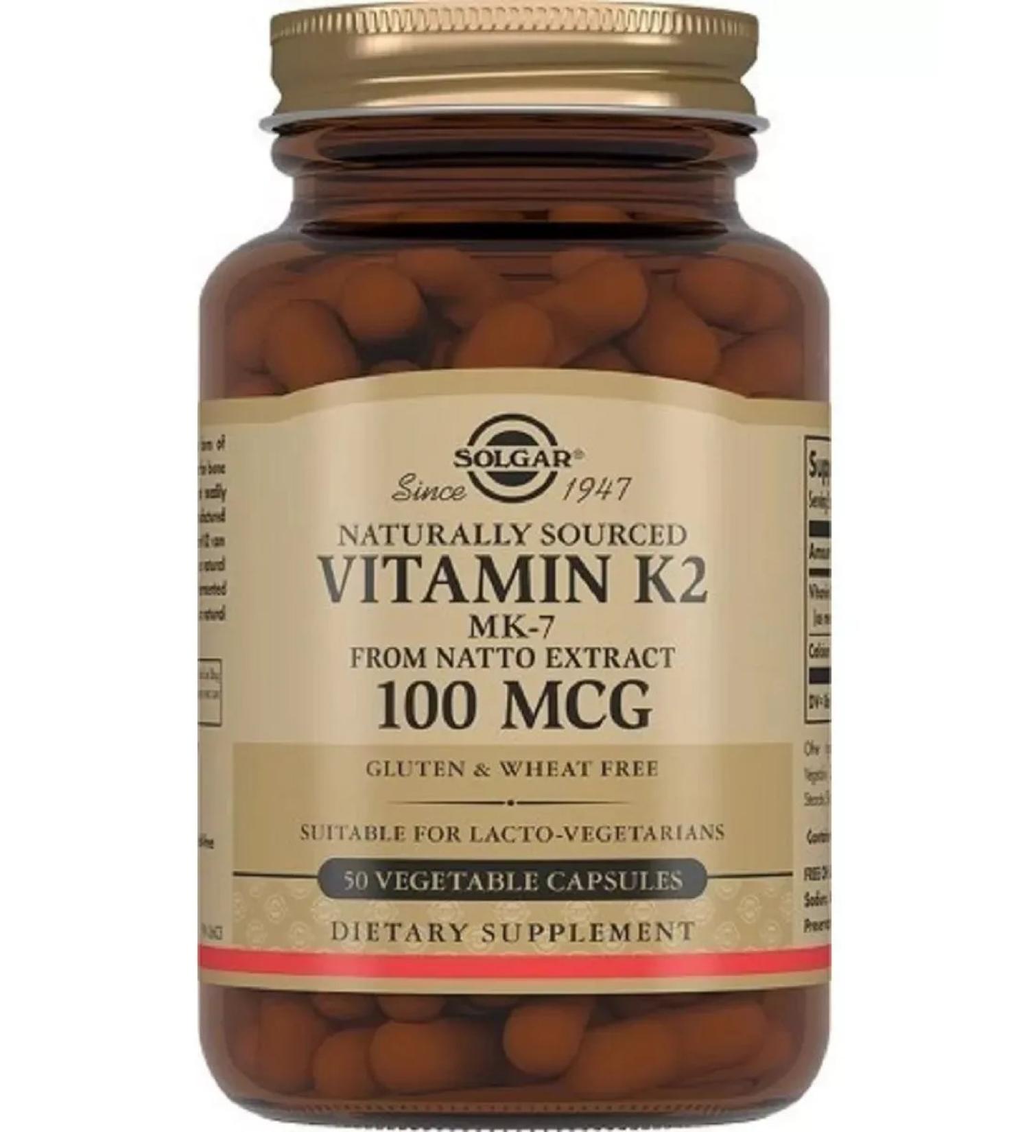 SOLGAR Natural vitamin K2