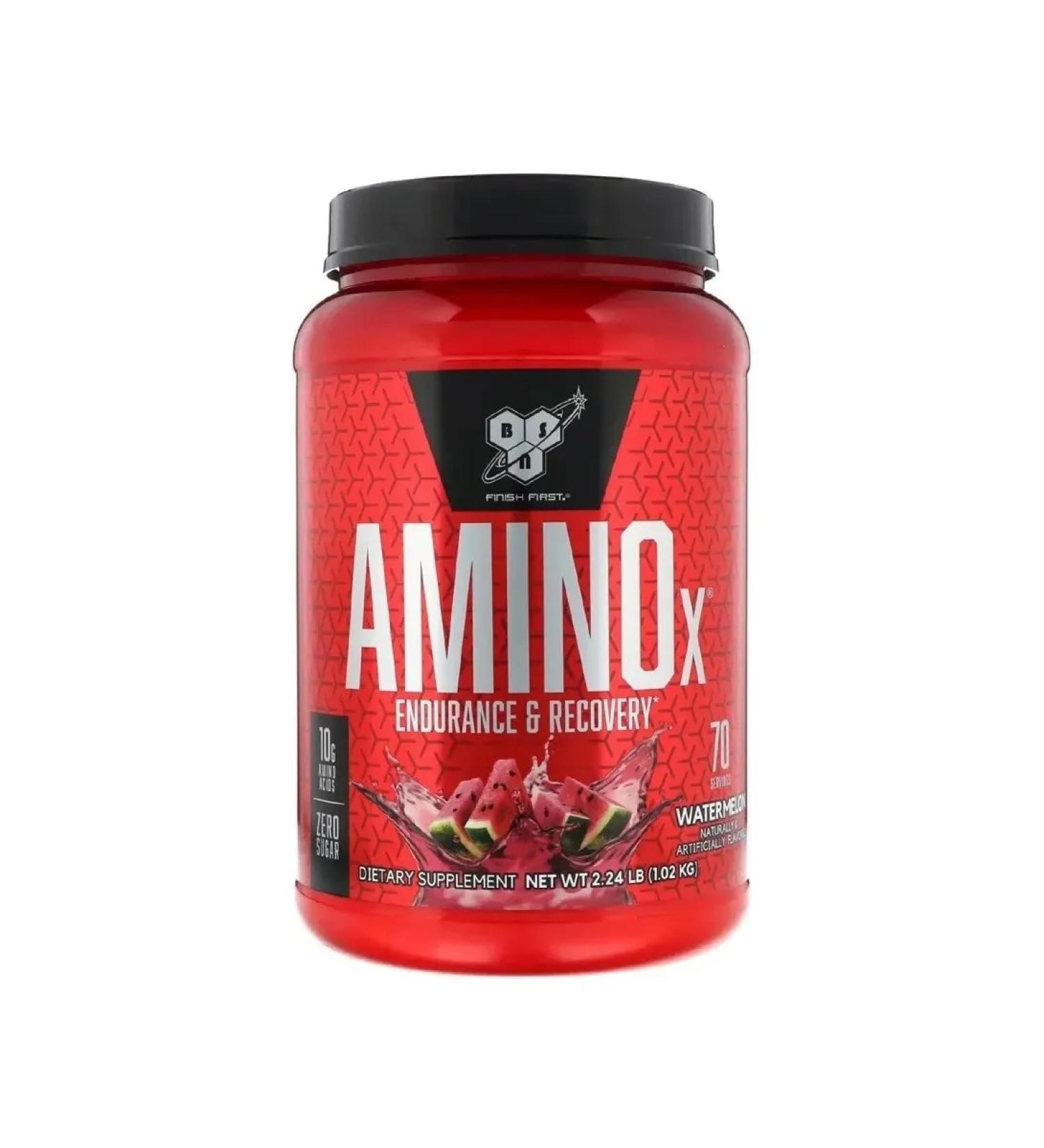 BSN Amino acids + BCAA AMINO-X 1020 g 2.24 LB watermelon - Buy Online on GoSupps.com