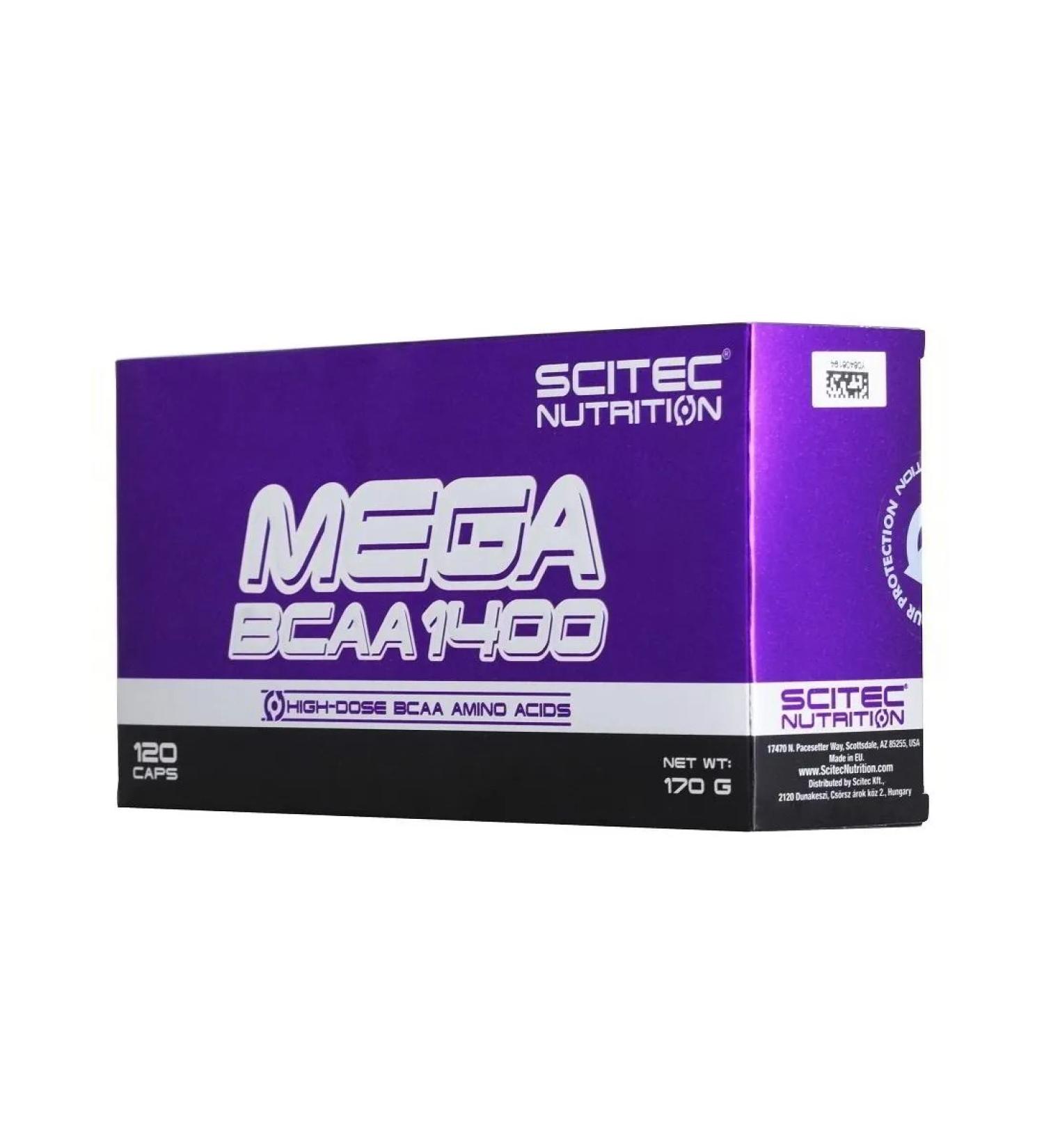 Scitec Nutrition BCAA in the capsules of Mega BCAA 1400 - 120 caps