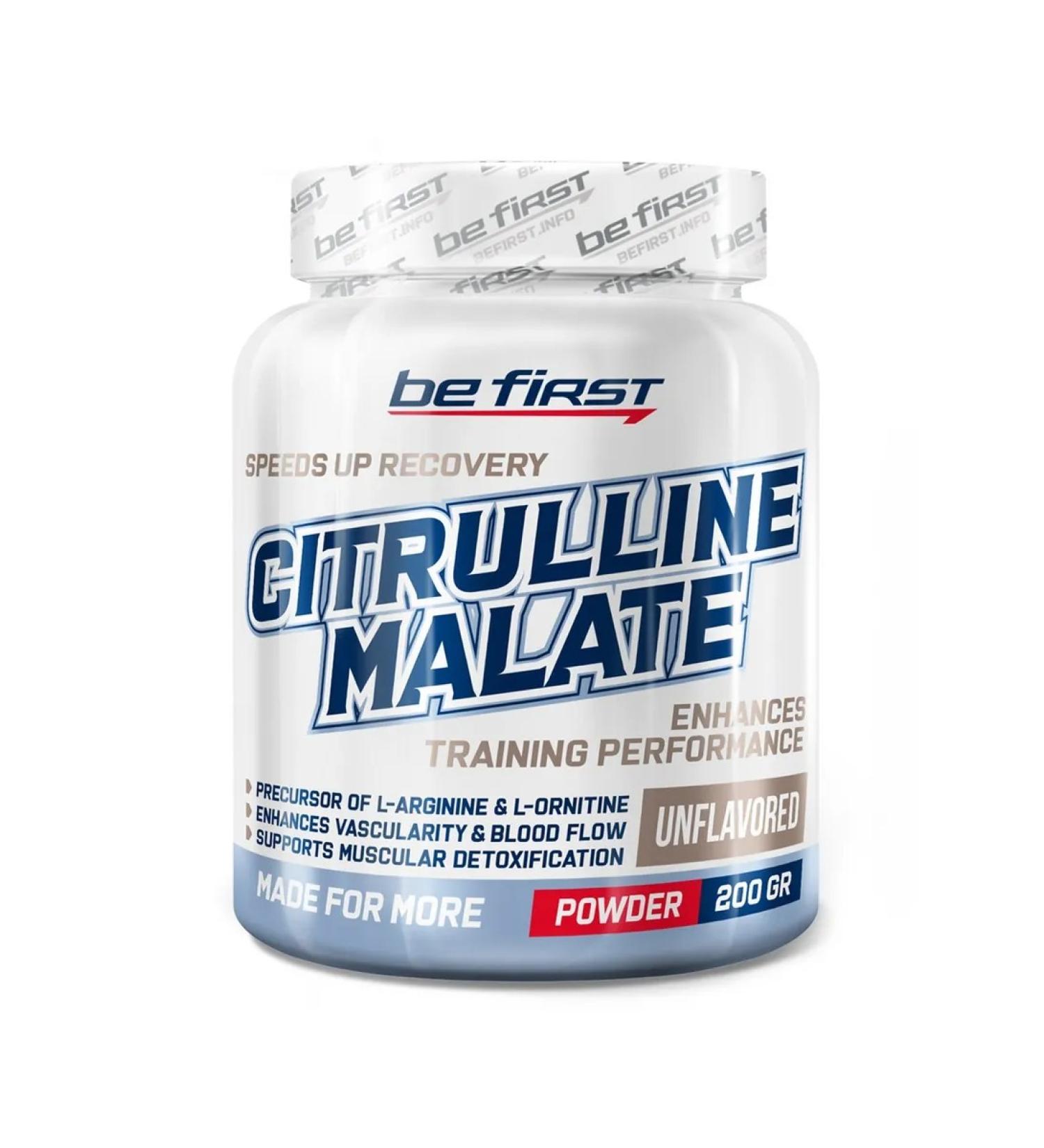 Be First Citrullina Malat Citrulline Malate Powder 200 gr