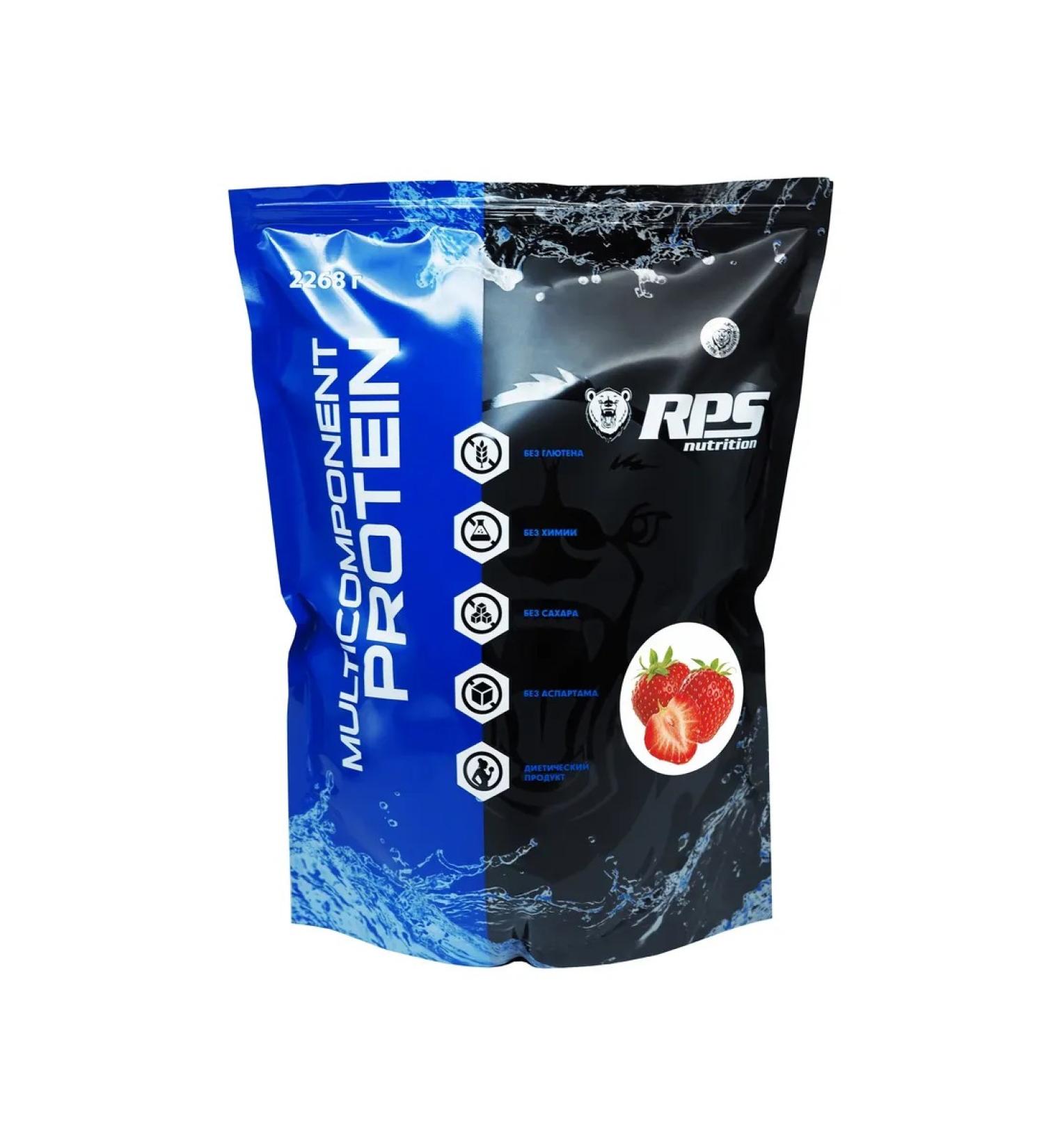 RPS Nutrition Protein Multicomponent Protein 2268 GR strawberries