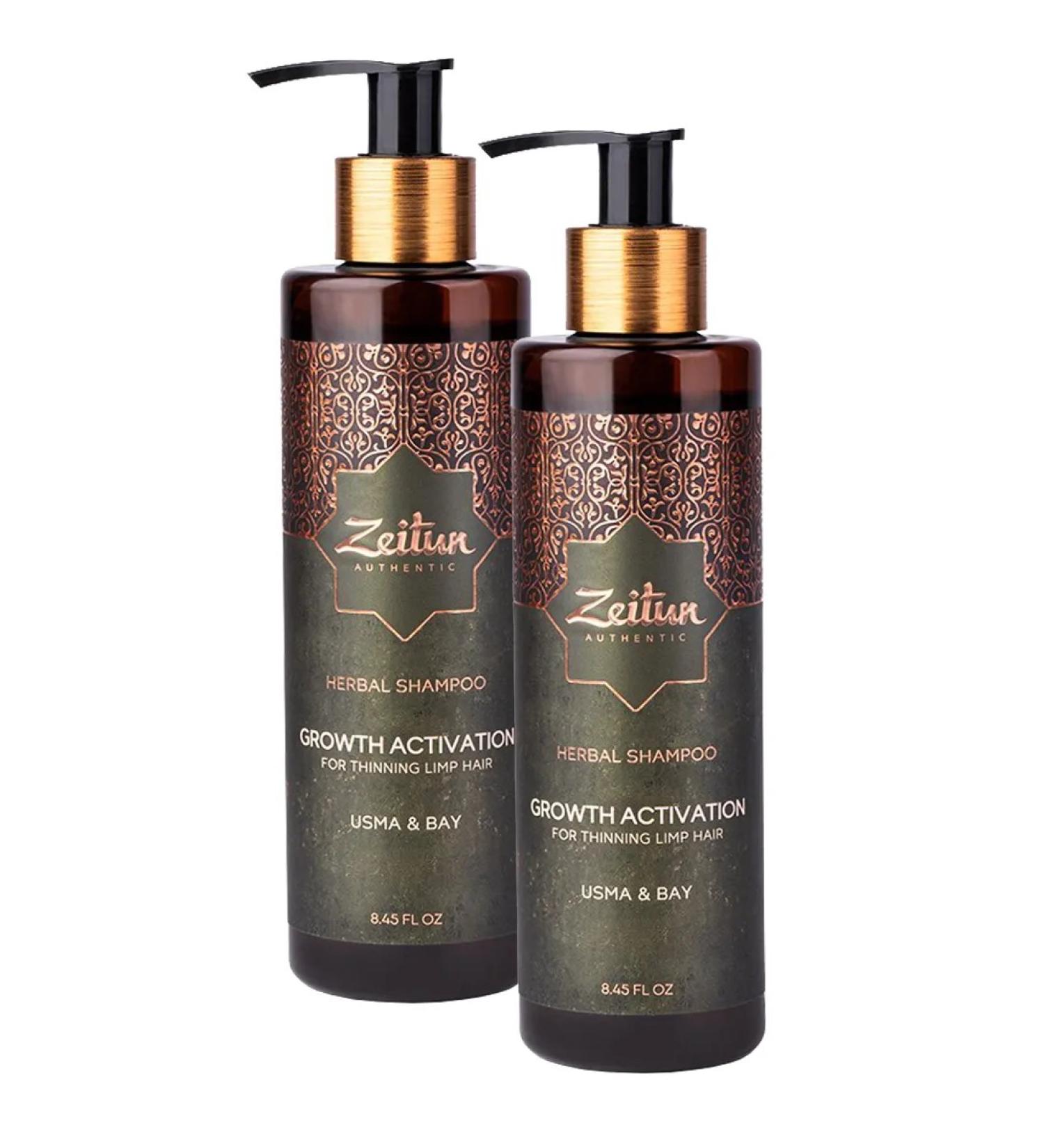 Zeitun Fito-shampoo for hair growth with uzma oil 250 ml 2pcs - Buy Online on GoSupps.com